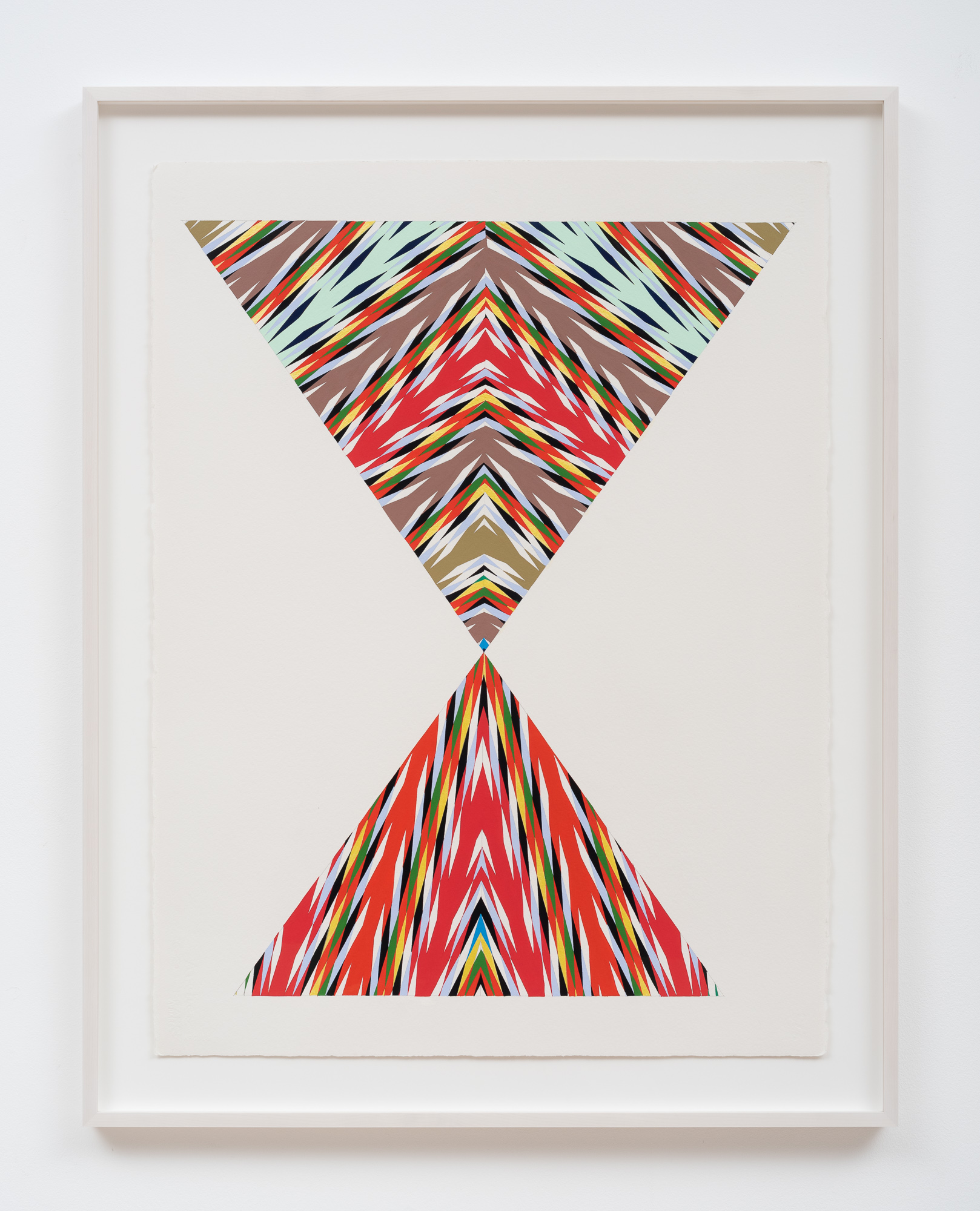 <p>Andrea Carlson<br /><em>L’Assomption Sash for Carrying Things that No Longer Exist #9</em>, 2023 <br />Gouache on paper<br />35 x 27 x 1 1/2 inches / 88.9 x 68.6 x 3.8 cm</p>
