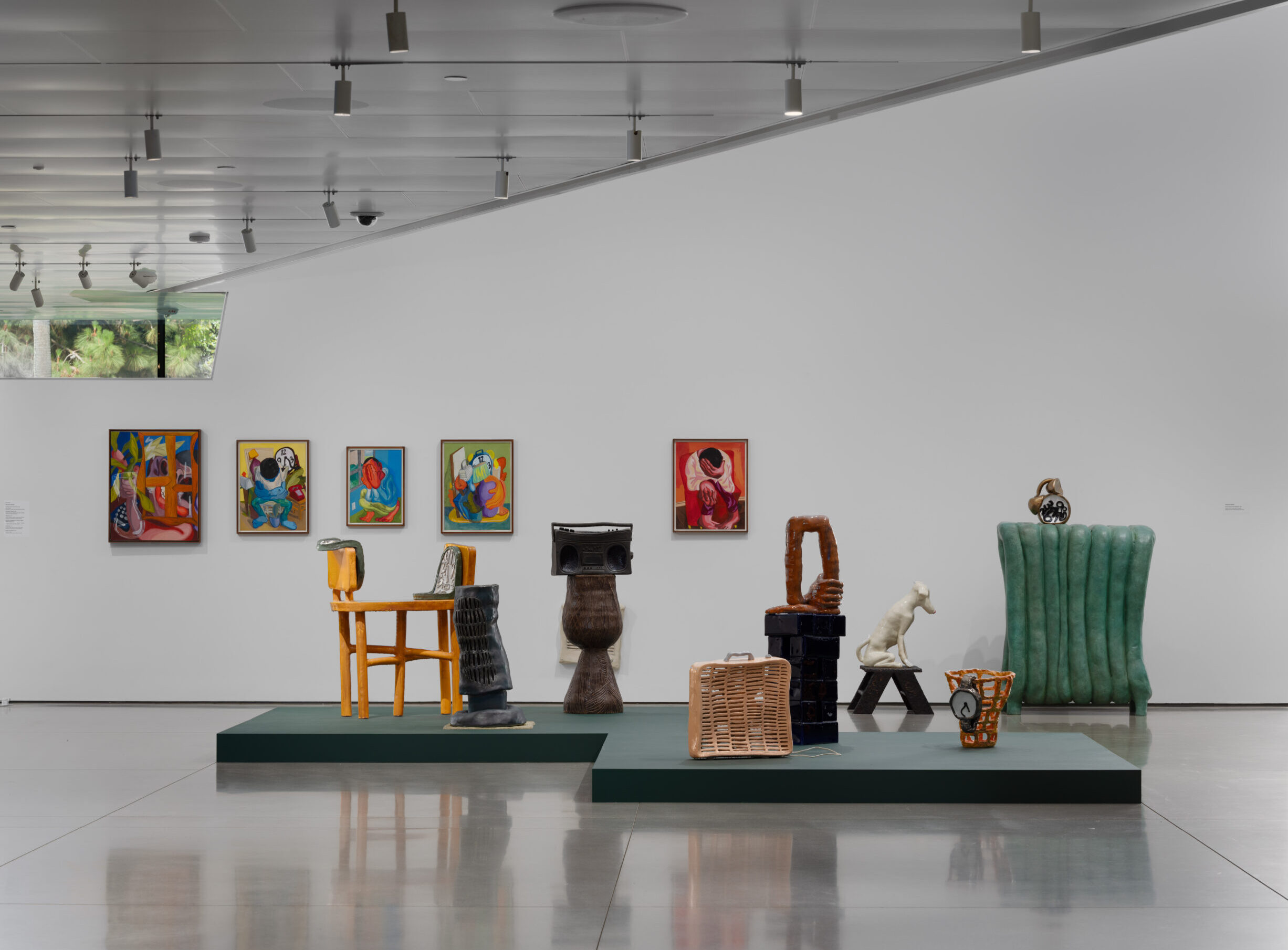 <p>Installation view<br />Woody De Othello, <em> 2025 California Biennial: Desperate, Scared, But Social</em>, 2025<br />Orange County Museum of Art, Costa Mesa, CA<br />Credit:Yubo Dong, ofstudio</p>
