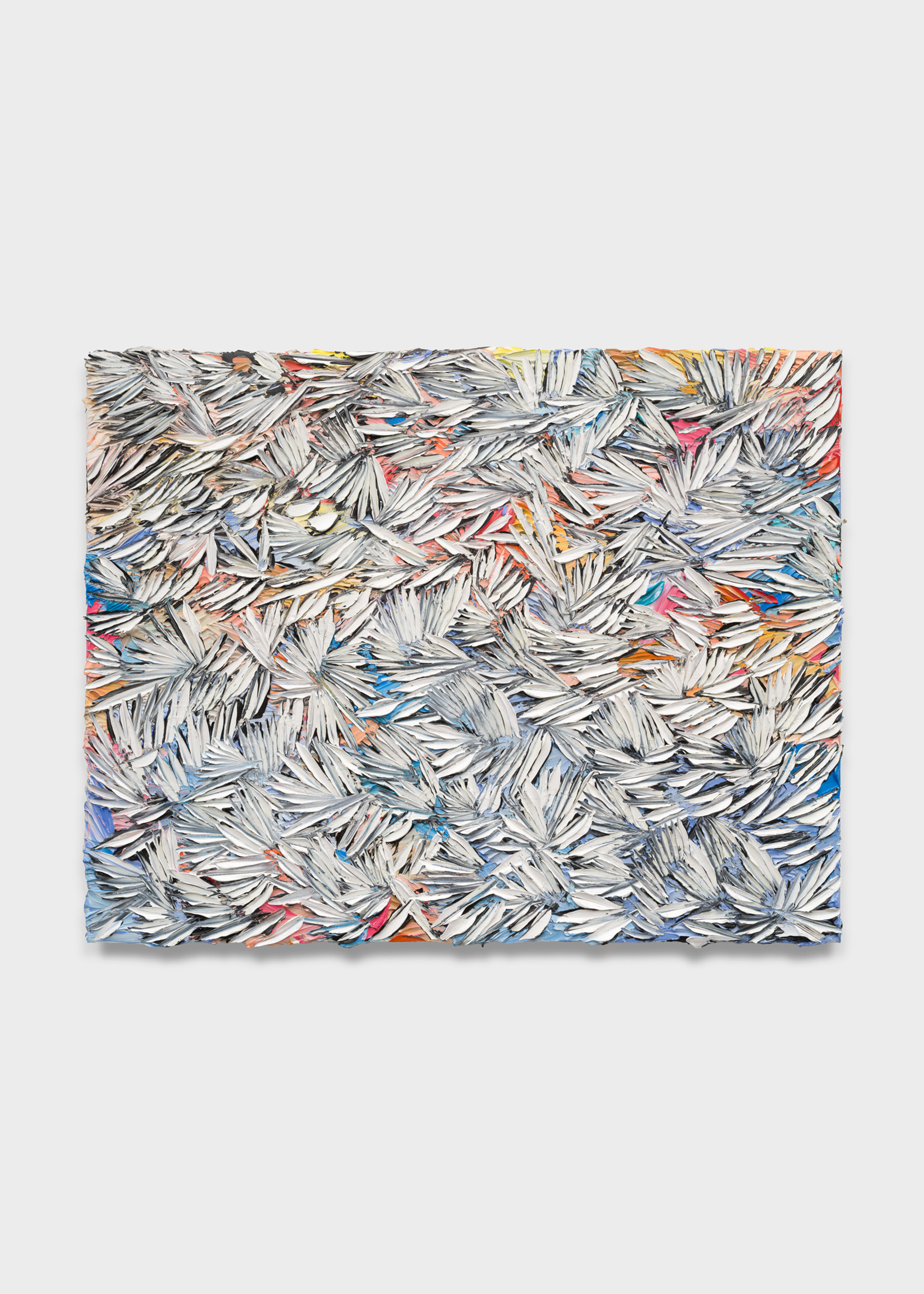 Dashiell Manley<br><em>a resting viper rustles, sideways</em>, 2025<br>Oil on linen<br>36 x 48 x 1 inches / 121.9 x 91.4 x 2.5 cm