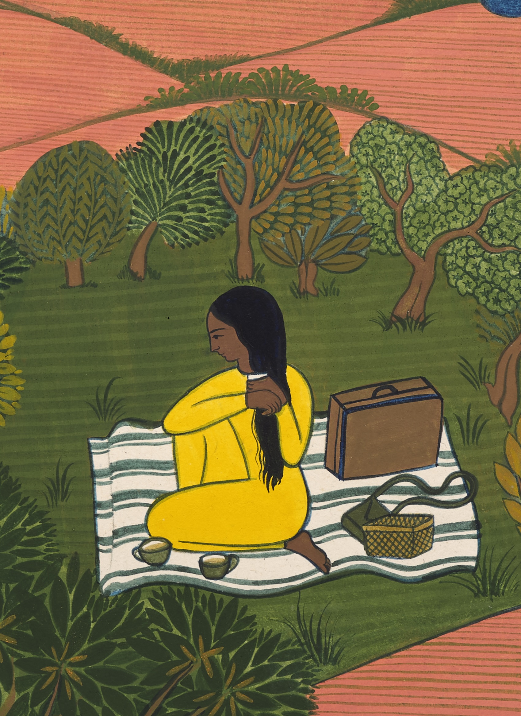 <p>Rupy C. Tut<br /><em>Sipping Nostalgia</em>, 2025<br />Detail</p>
