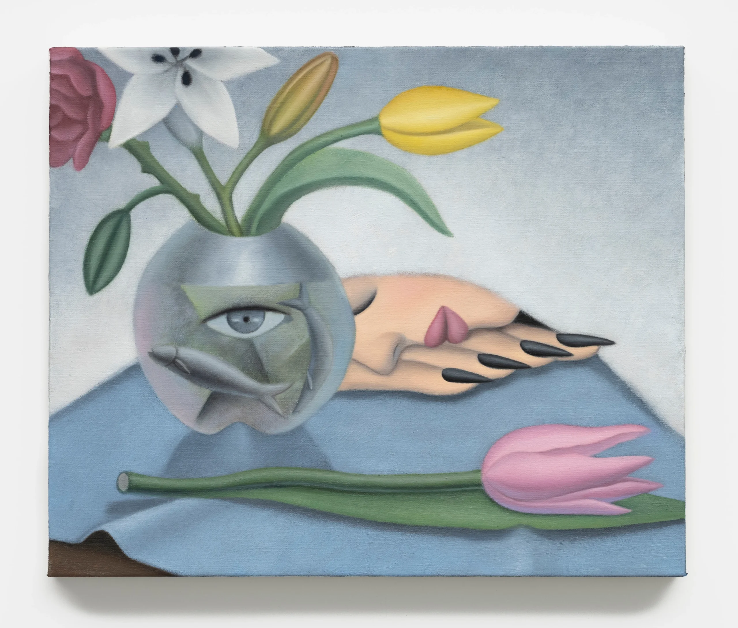 <p>GaHee Park<br /><em>Rest in Bloom</em>, 2025<br />Oil on canvas<br />15 x 18 inches / 38.1 x 45.7 cm</p>
