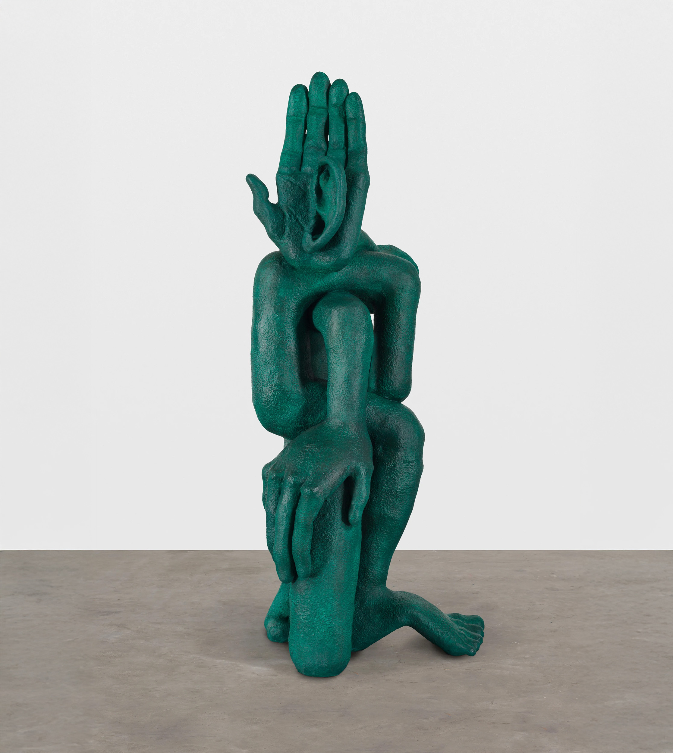 Woody De Othello<br><em>inner knowing</em>, 2025<br>Patinated bronze<br>72 x 30 x 25 inches / 182.9 x 76.2 x 63.5 cm<br>Edition of 3 plus 2 artist's proofs (#2/3)