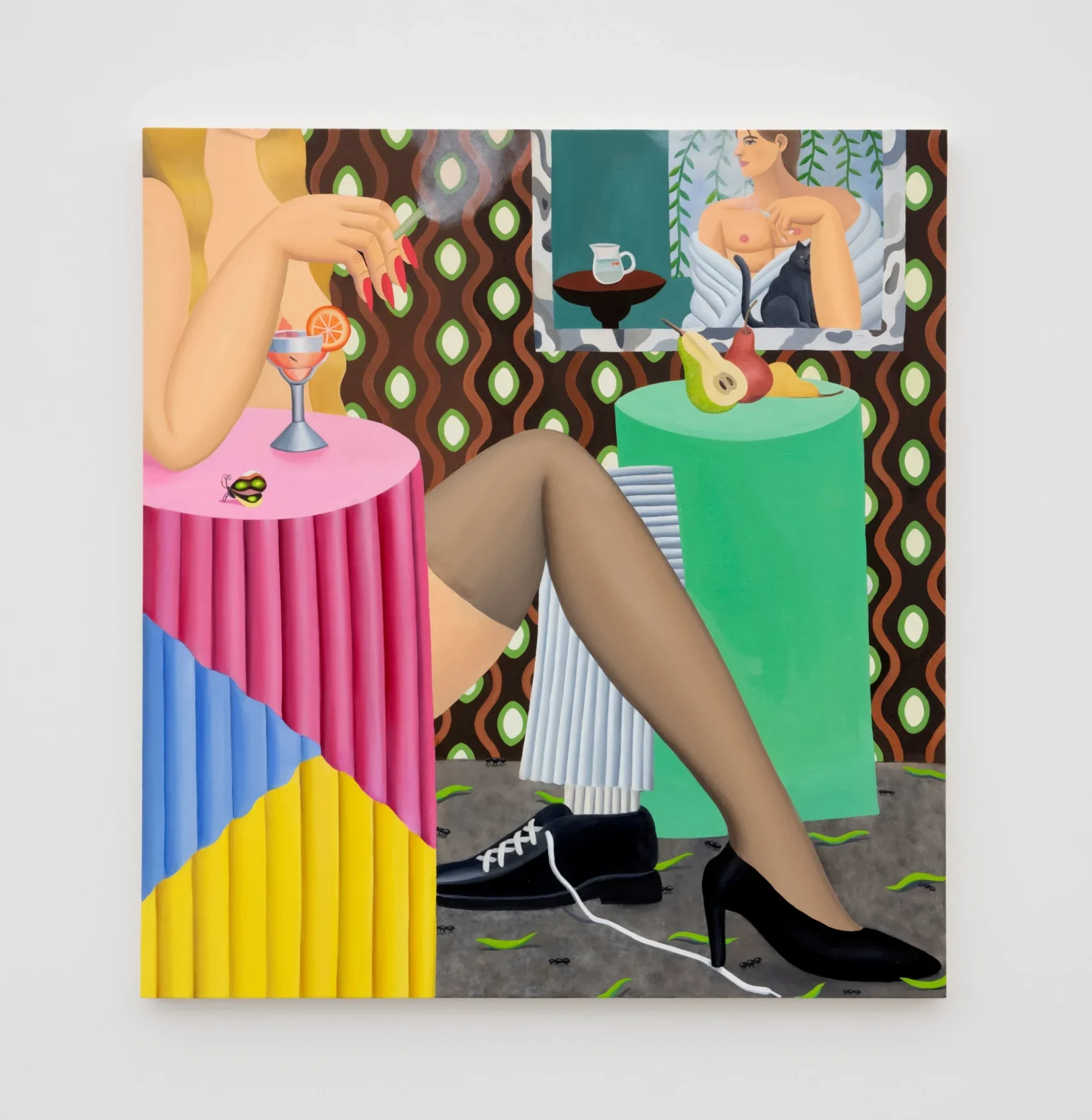 <p>GaHee Park<br /><em>Angel Next Door</em>, 2020<br />Oil on canvas<br />52 x 48 inches / 132.1 x 121.9 cm</p>
