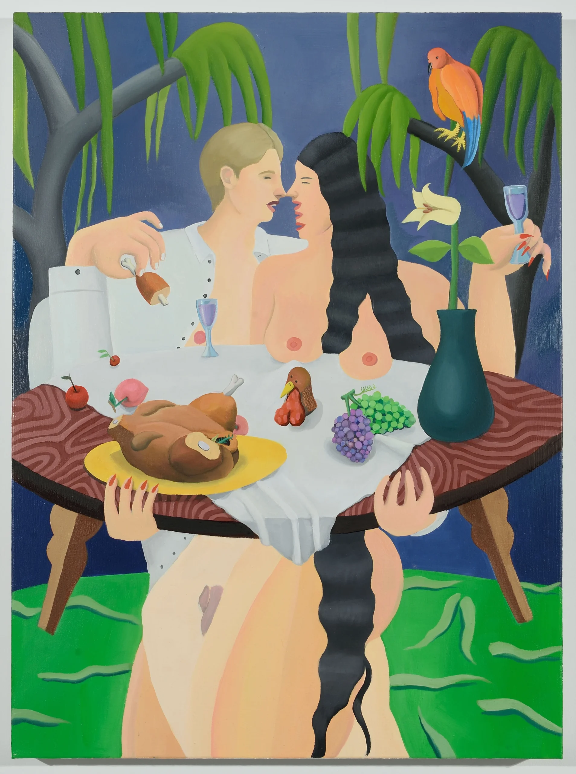 <p>GaHee Park<br /><em>Lovebirds</em>, 2019<br />Oil on canvas<br />34 x 25 inches / 86.4 x 63.5 cm</p>
