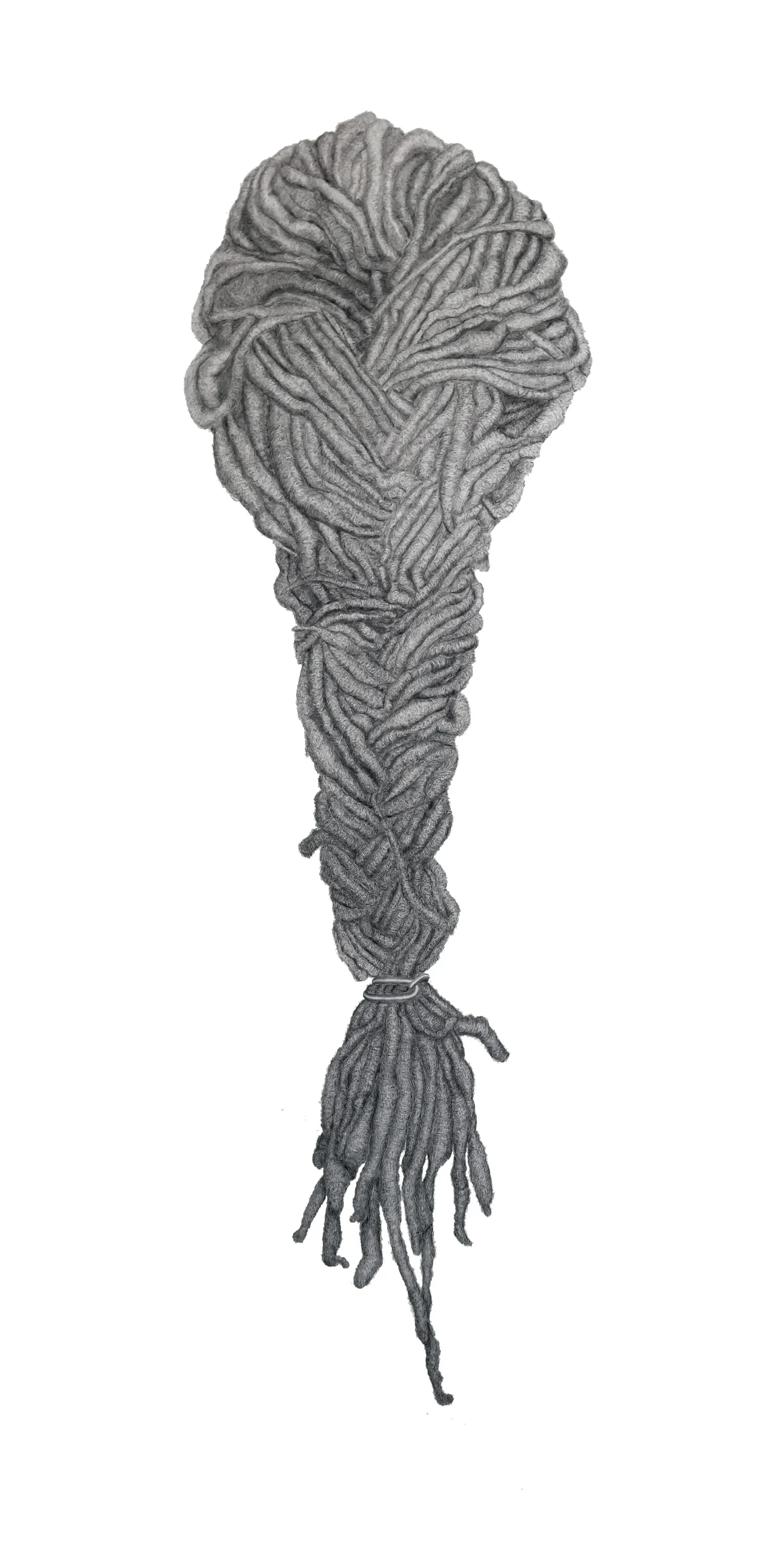 <p>Lava Thomas<br /><em>Mildred</em>, 2015<br />Graphite and Conté pencil on paper panel<br />98 x 48 inches / 248.9 x 121.9 cm</p>
