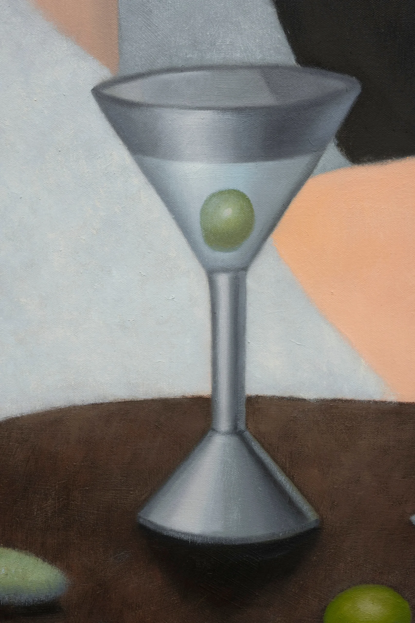<p>GaHee Park<br /><em>Woman with Cocktail, Olives, and Caterpillar</em>, 2023–2025<br />Detail</p>
