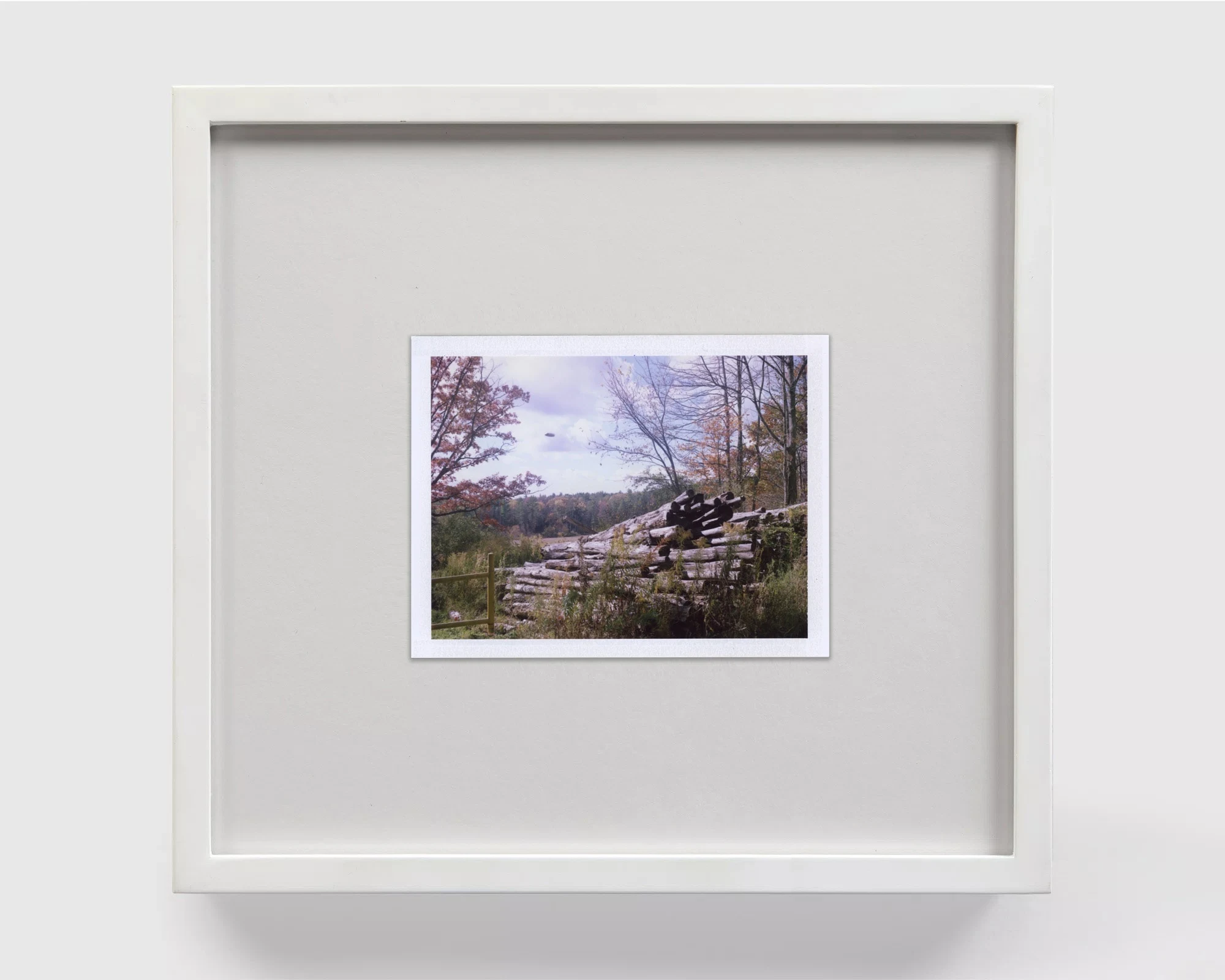 Trevor Paglen<br><em>Near Todd Road (undated)</em>, 2025<br>Instant Film<br>10 1/8 x 11 3/8 x 1 1/2 inches / 25.6 x 28.7 x 3.8 cm