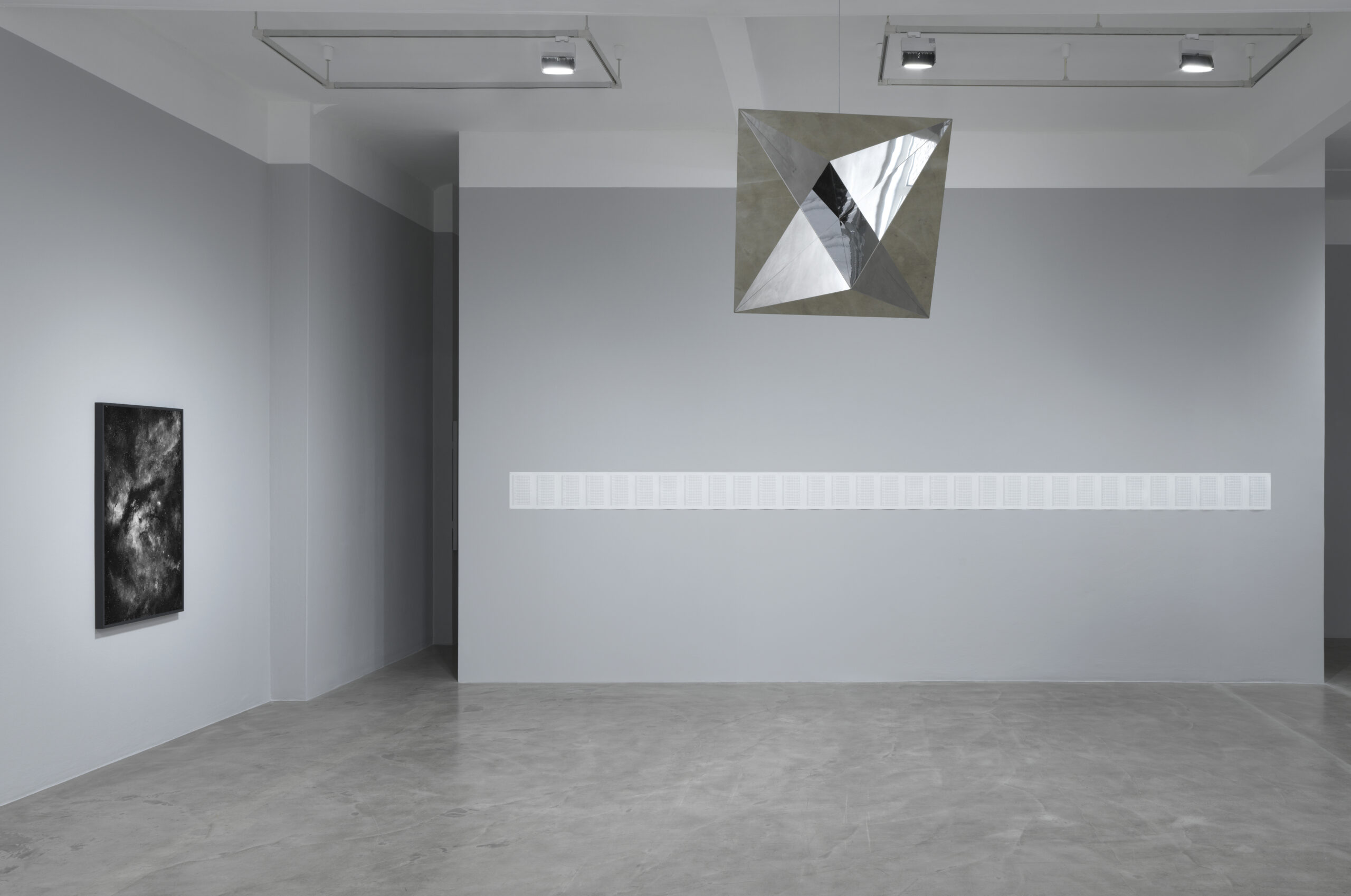 <p>Installation view<br /><em>Trevor Paglen: Hide the Real, Show the False,</em> 2023<br />Neuer Berliner Kunstverein, Berlin.<br /> Photo: Jens Ziehe</p>
