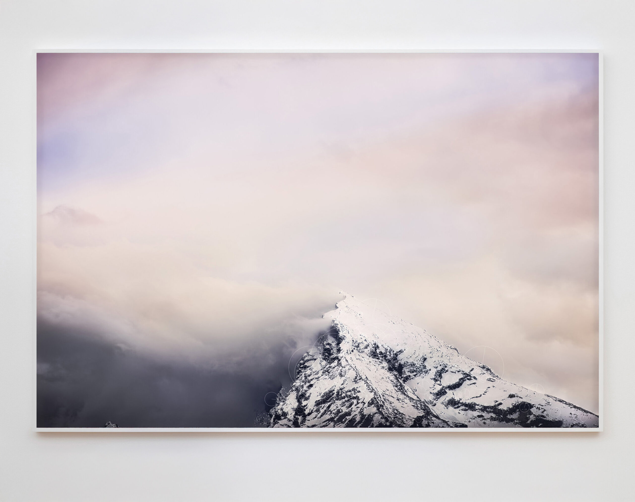 Trevor Paglen<br><em>The Watzmann (Scale Invariant Feature Transform; Oriented FAST and Rotated BRIEF)</em>, 2018/2025<br>Dye sublimation on aluminum print<br>49 1/8 x 73 1/8 x 2 inches / 124.8 x 185.7 x 5.1 cm<br>Edition of 3 plus 2 artist’s proofs (#1/5)