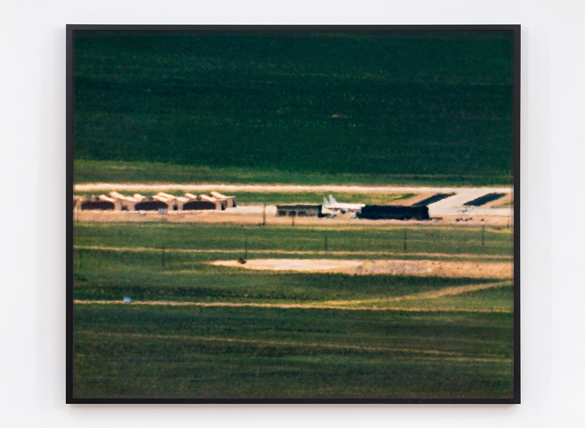 Trevor Paglen<br><em>Area 52; Tonopah Test Range, NV; Distance ~ 20 miles; 10:23 a.m.</em>, 2006/2025<br>Dye sublimation on aluminum print<br>31 1/8 x 37 1/8 x 2 inches / 79.1 x 94.3 x 5.1 cm<br>Edition of 5 plus 2 artist’s proofs (#1/5)