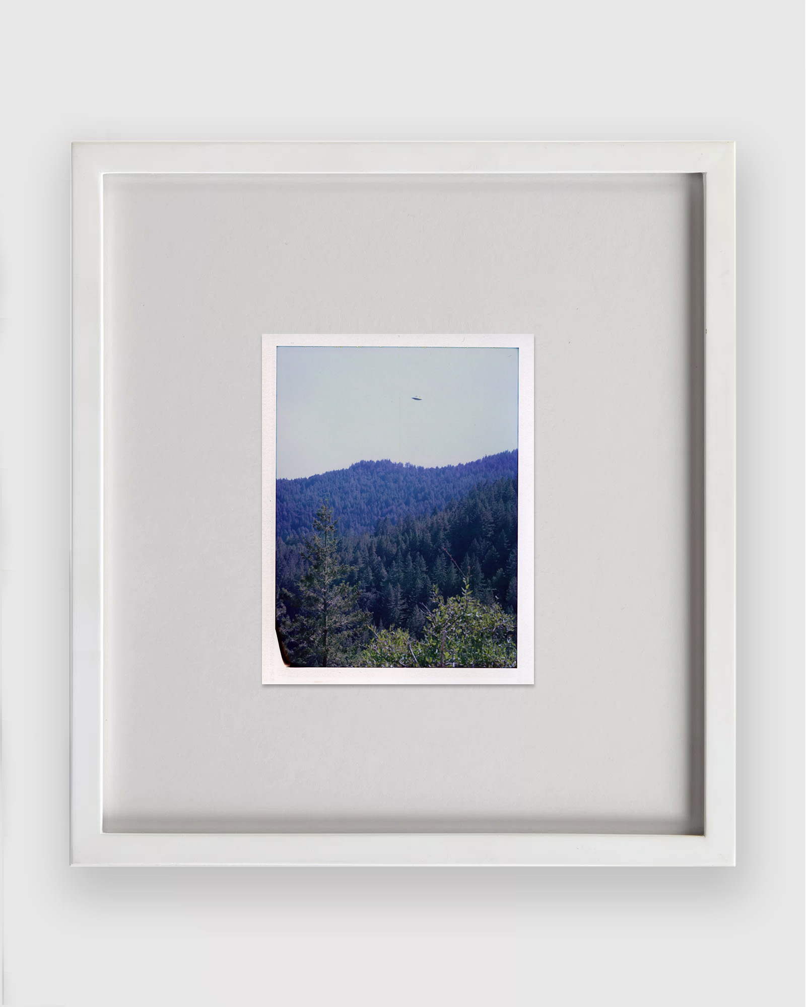 Trevor Paglen<br><em>Near Trojan Point (undated)</em>, 2025<br>Instant Film<br>11 3/8 x 10 1/8 x 1 1/2 inches / 28.7 x 25.6 x 3.8 cm
