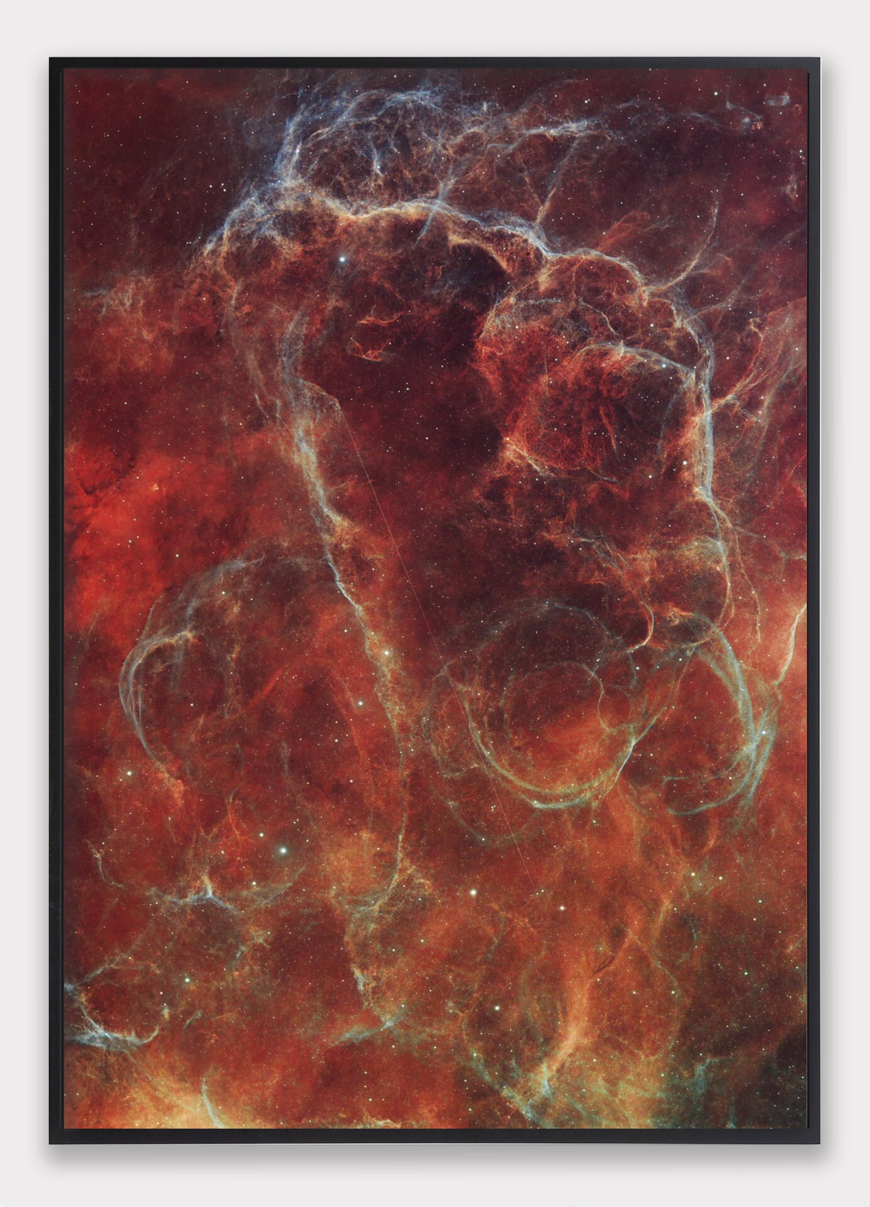 Trevor Paglen<br><em>UNKNOWN #87782 (Unclassified object near the Vela Supernova Remnant)</em>, 2025<br>Dye sublimation on aluminum print<br>50 x 35 inches / 127 x 88.9 cm<br>Edition of 3 plus 1 artist’s proof (#1/3)