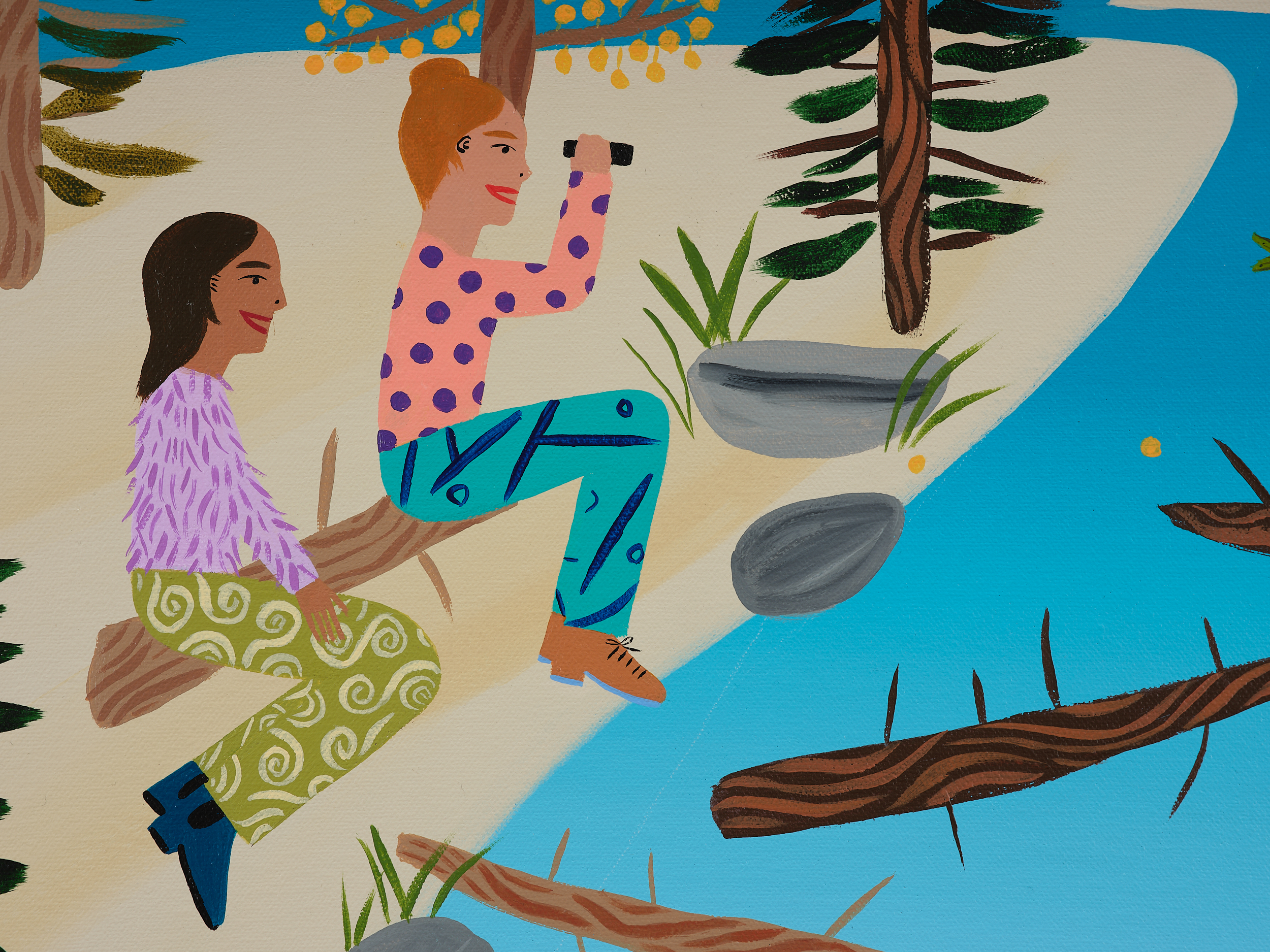 <p>Chelsea Ryoko Wong<br /> <em>Returning Home</em>, 2025<br />Detail View</p>
