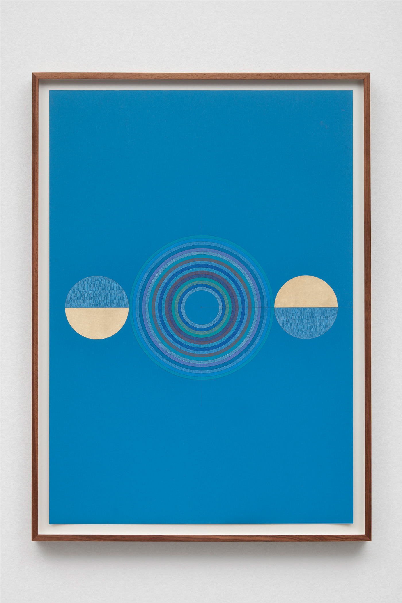 <p>Claudia Wieser<br /> <em>Untitled</em>, 2025<br /> Gold leaf and color pencil on color paper<br /> 42 1/2 x 30 3/4 x 1 inches / 108 x 78.1 x 2.5 cm</p>
