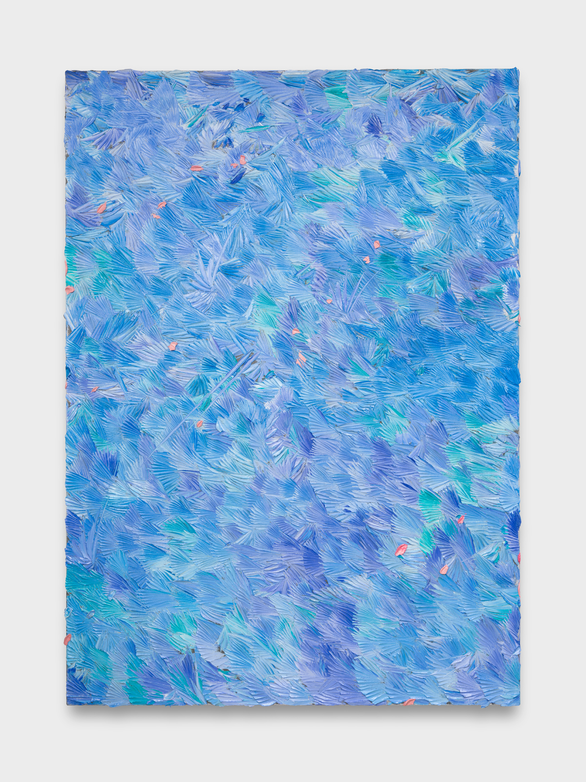 <p>Dashiell Manley<br /> <em>speakers silent, blistering</em>, 2024<br /> Oil on linen<br /> 84 x 60 x 1 inches / 213.4 x 152.4 x 2.5 cm</p>
