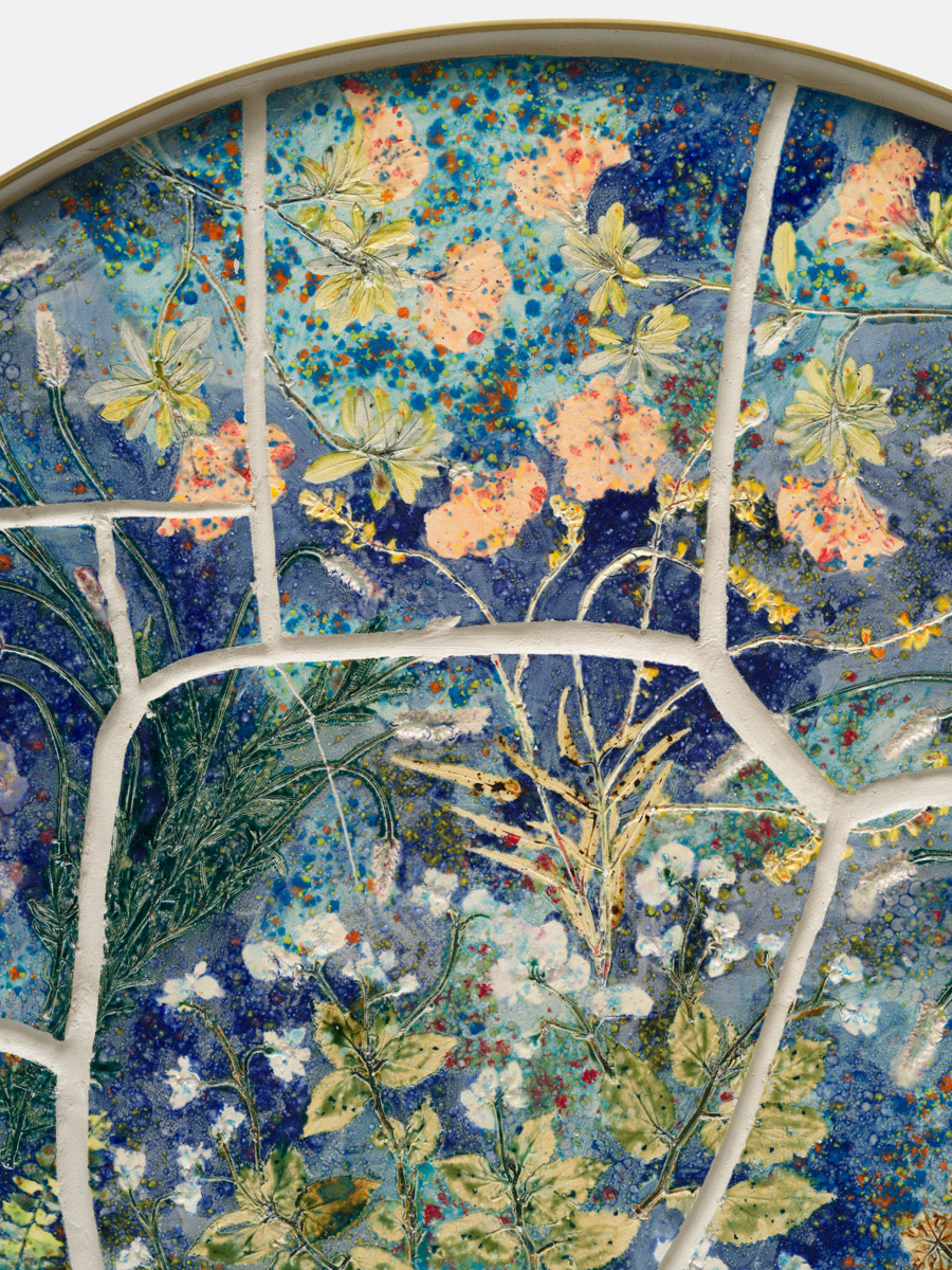 <p>Sam Falls<br /> <em>Monet’s Pond</em>, 2026<Br>Detail View</p>
