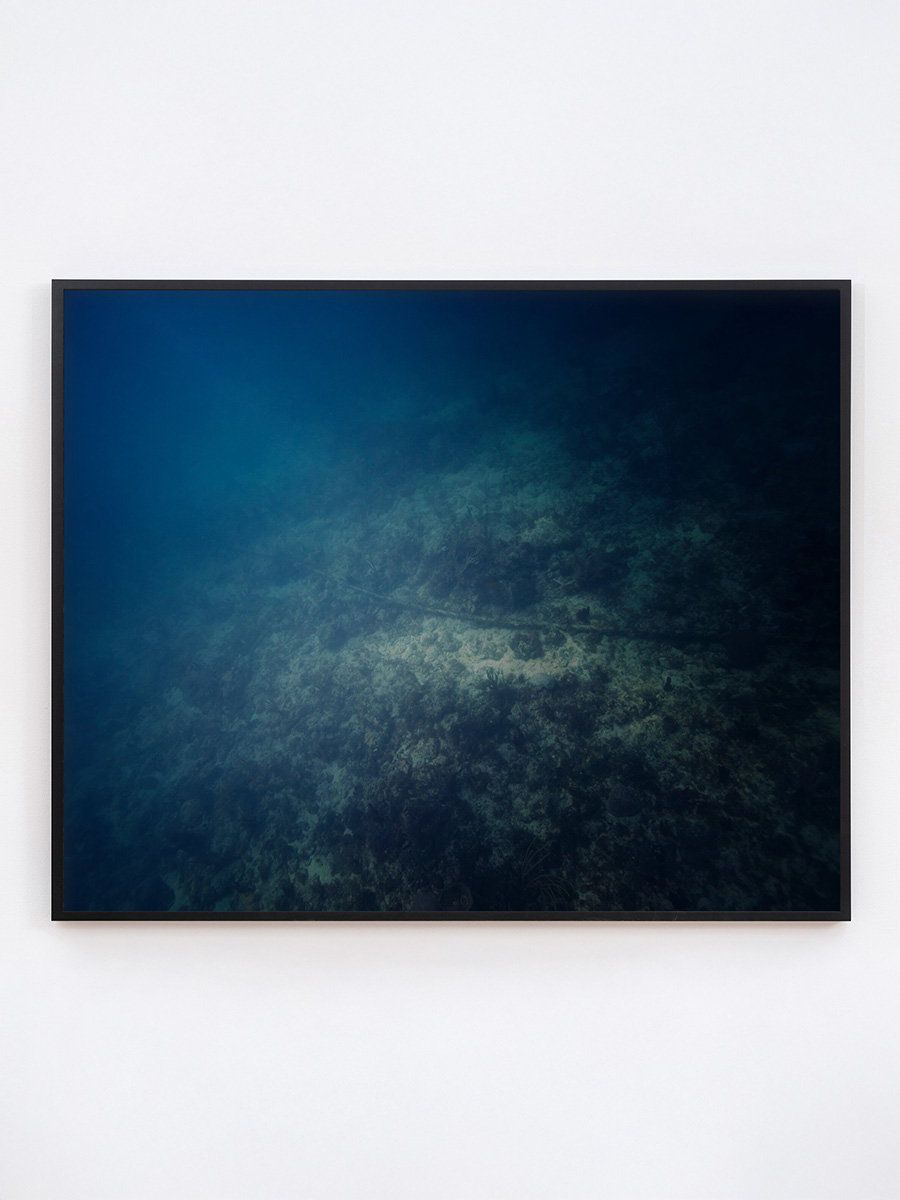Trevor Paglen<br><em>Columbus III NSA/GCHQ-Tapped Undersea Cable Atlantic Ocean</em>, 2015<br>C-Print<br>49 1/8 x 61 1/8 x 2 inches / 124.8 x 155.3 x 5.1 cm<br>Edition of 5 plus 2 artist's proofs (#3/5)