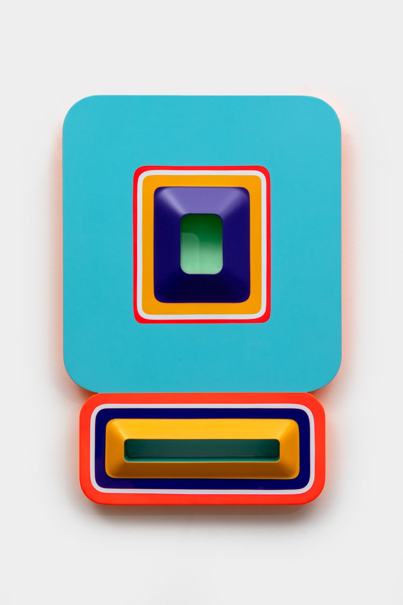 Beverly Fishman<br><em>Resilience, Solace</em>, 2026<br>Urethane paint on wood<br>22 1/2 x 15 3/8 x 2 inches / 57.1 x 38.9 x 5.1 cm