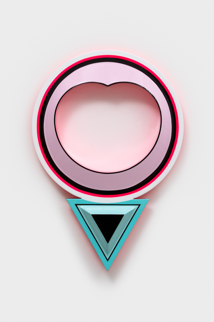 Beverly Fishman<br><em>Calm, Stability</em>, 2026<br>Urethane paint on wood<br>22 1/2 x 15 1/2 x 2 inches / 57.1 x 39.4 x 5.1 cm