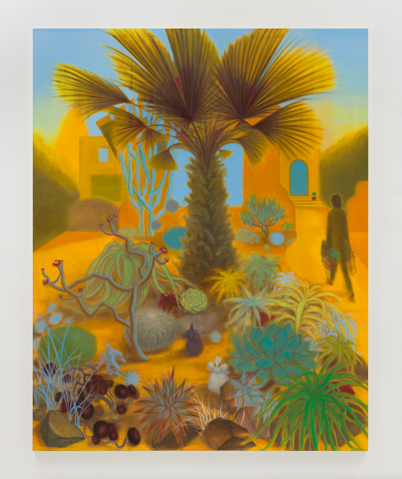 <p>Guimi You<br /><em>Succulent Garden</em>, 2024<br />Oil on canvas<br />82 x 65 inches / 208.3 x 165.1 cm</p>
