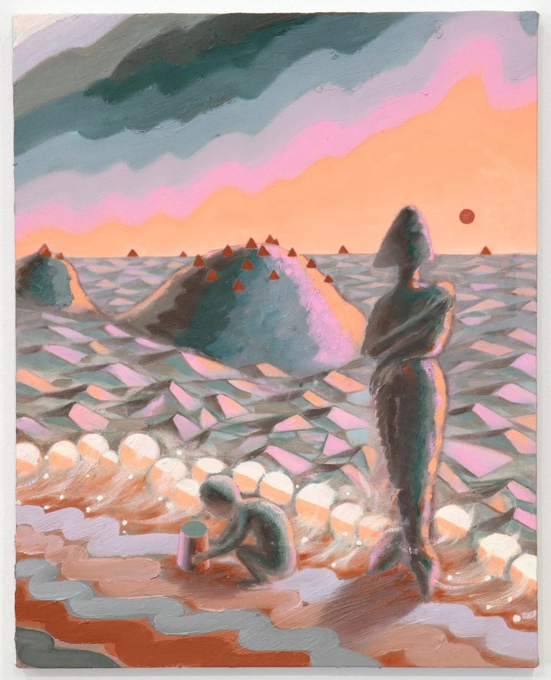 <p>Guimi You<br /><em>Robert Moses Beach</em>, 2019<br />Oil on canvas<br />20 x 16 inches / 50.8 x 40.6 cm</p>
