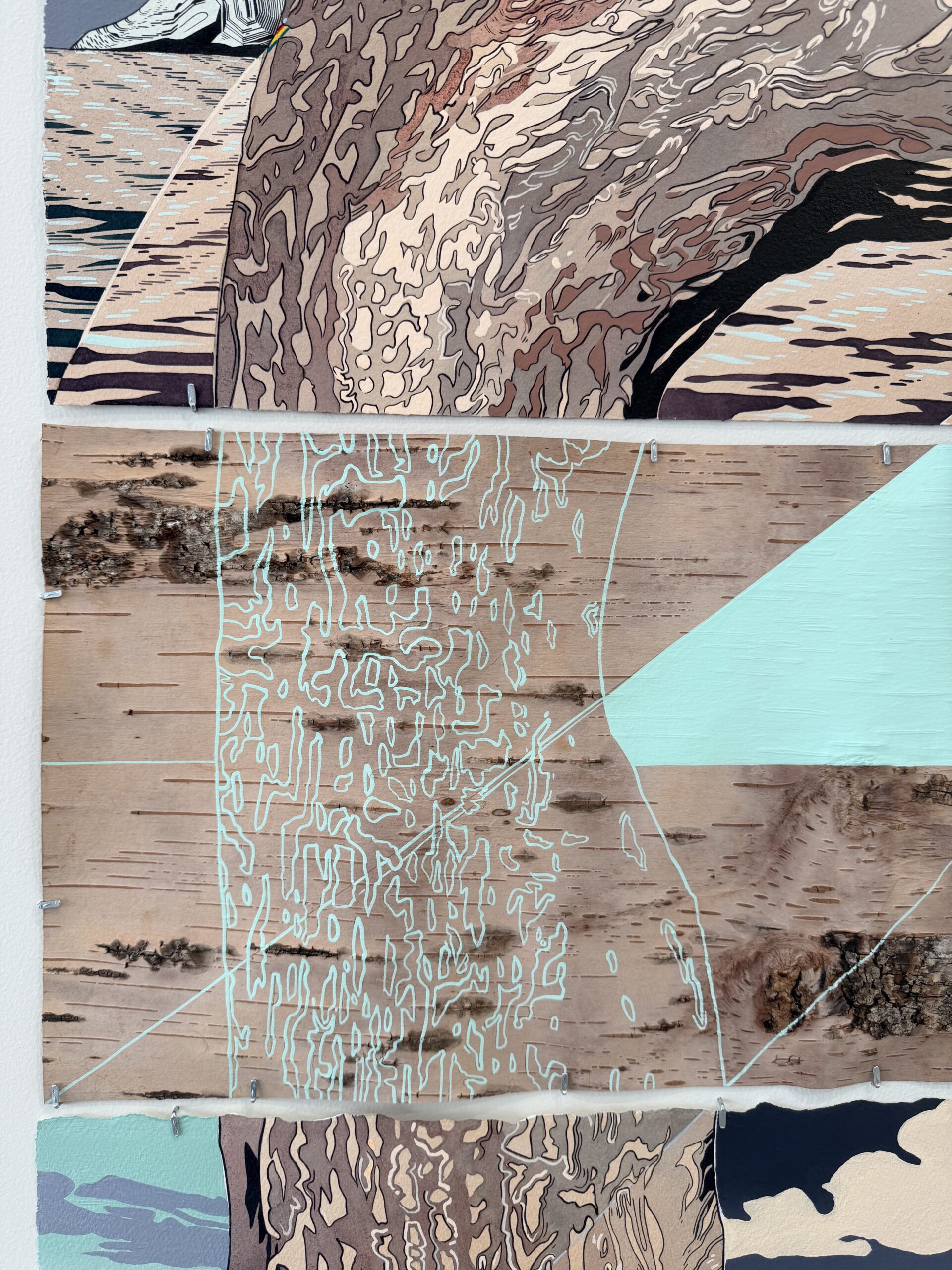 <p>Andrea Carlson<br /><em>Endless Sunshine</em>, 2025<br />Detail view</p>
