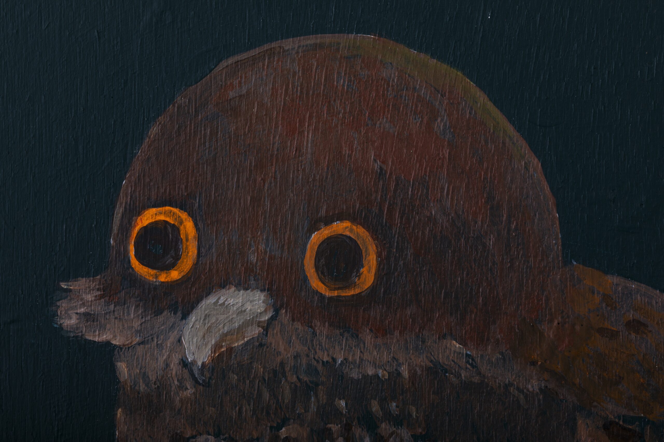 <p>Atsushi Kaga<br /><em>The Hours of Flight – Screech Owl</em>, 2025<br />Detail view</p>
