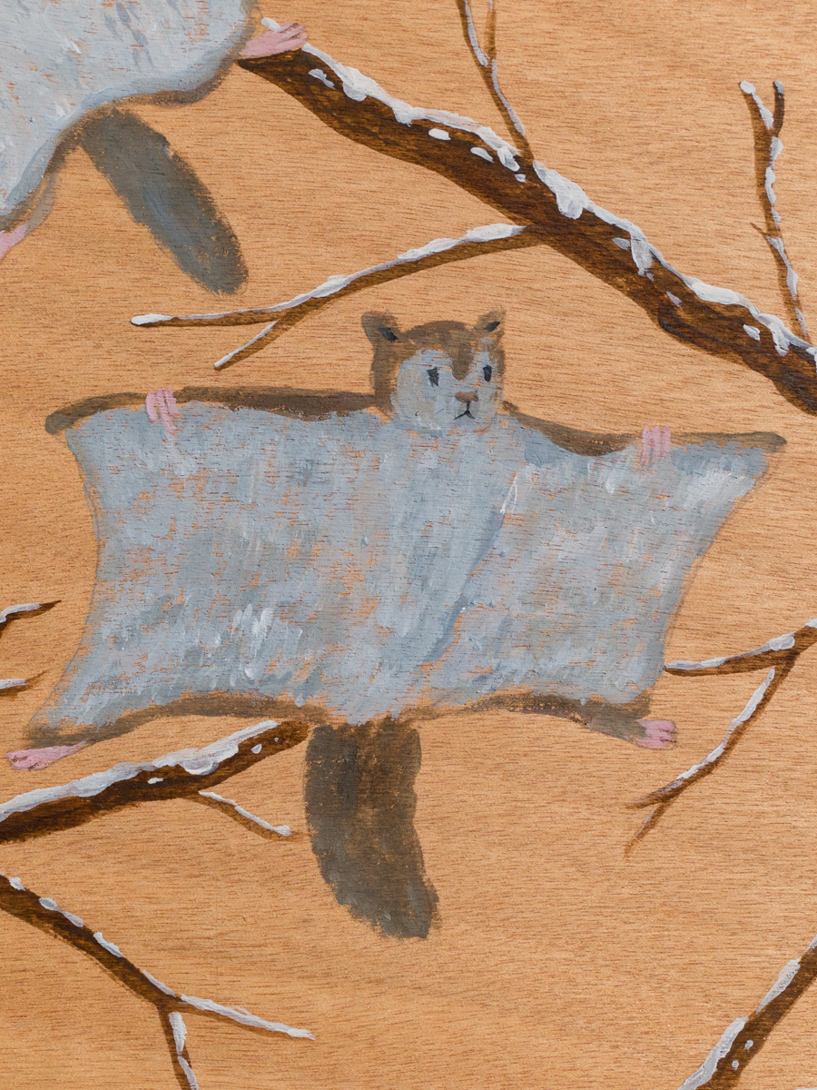 <p>Atsushi Kaga<br /><em>The Hours of Flight – Flying Squirrels</em>, 2025<br />Detail view</p>
