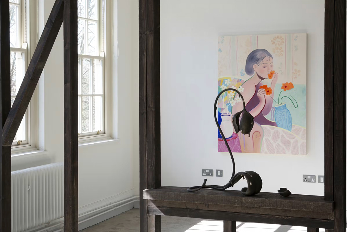 <p>Installation view <em>Koak: The Window Set</em>, 2025<br />Charleston in Lewes, Sussex, UK<br />Photo: Lee Robbins </p>
