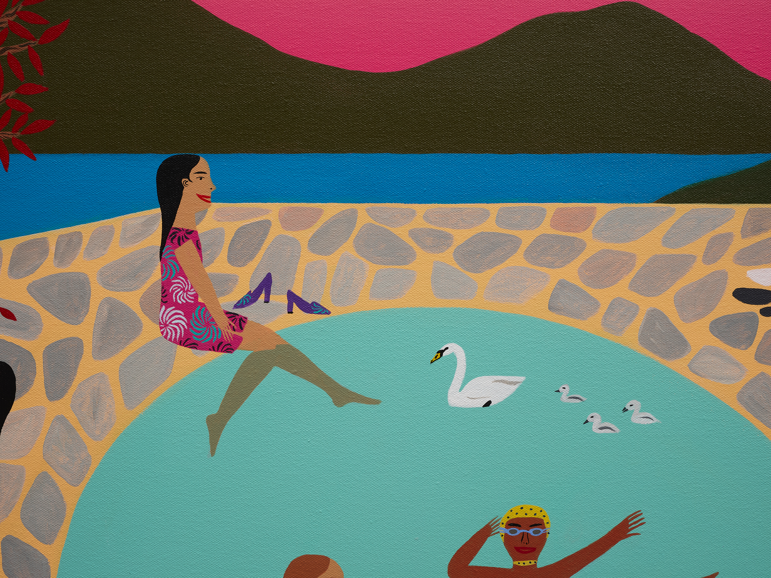 <p>Chelsea Ryoko Wong<br /><em>Black Tie, Awry</em>, 2026<br />Detail view</p>
