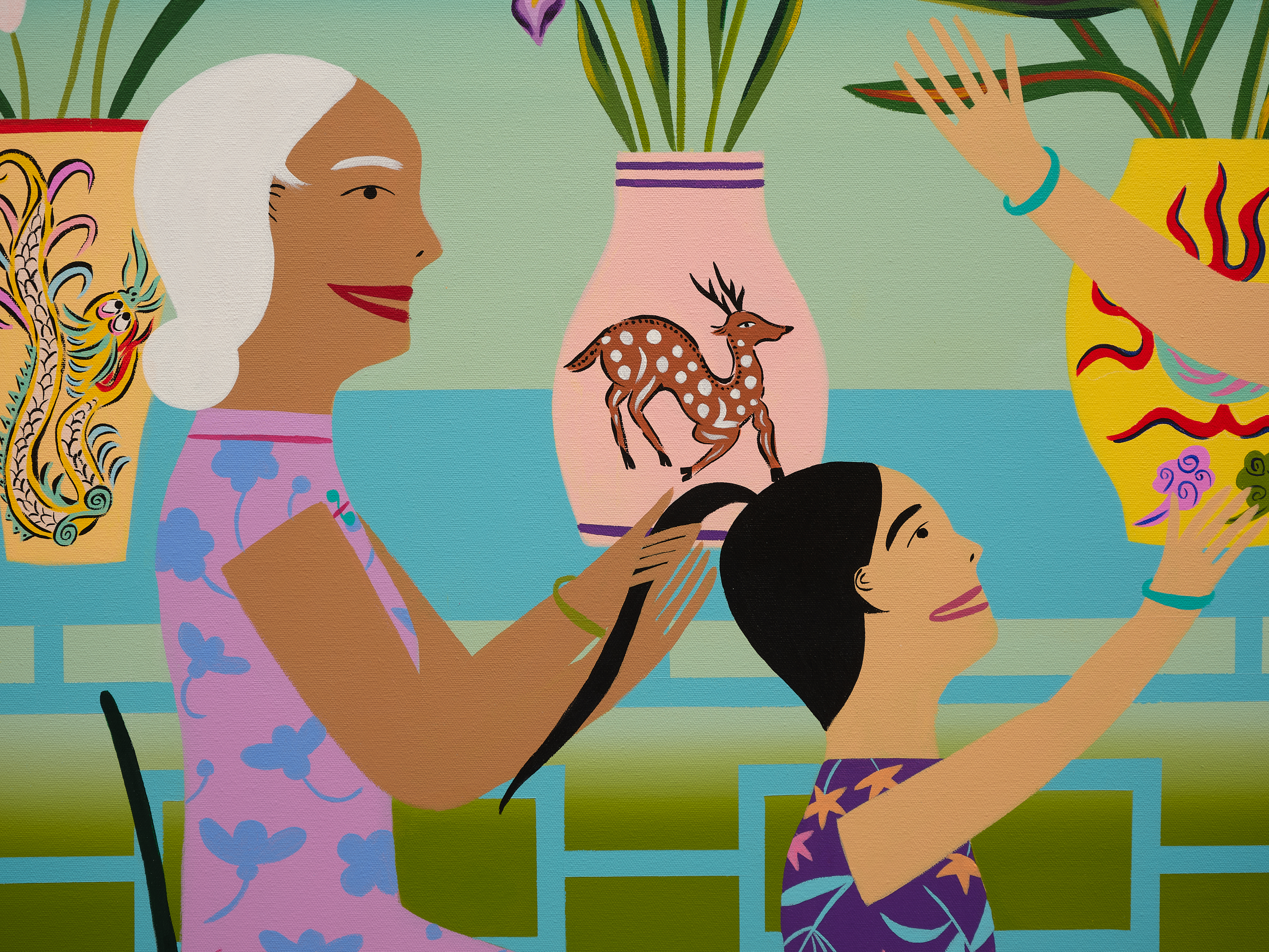 <p>Chelsea Ryoko Wong<br /><em>Portal in Time</em>, 2026<br />Detail view</p>
