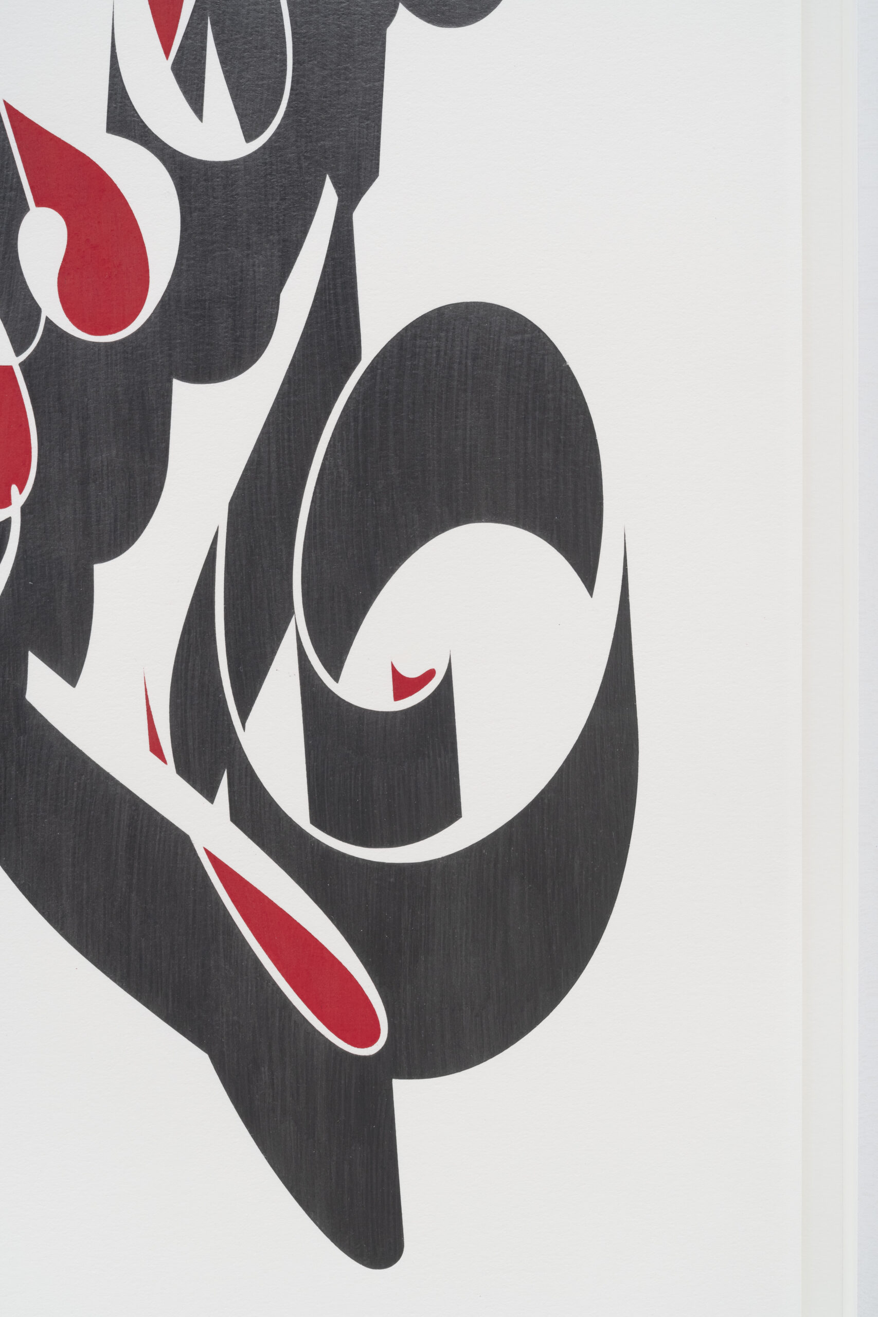 <p>Sadie Barnette<br /><em>Losers (Red)</em>, 2026<br />Detail view</p>
