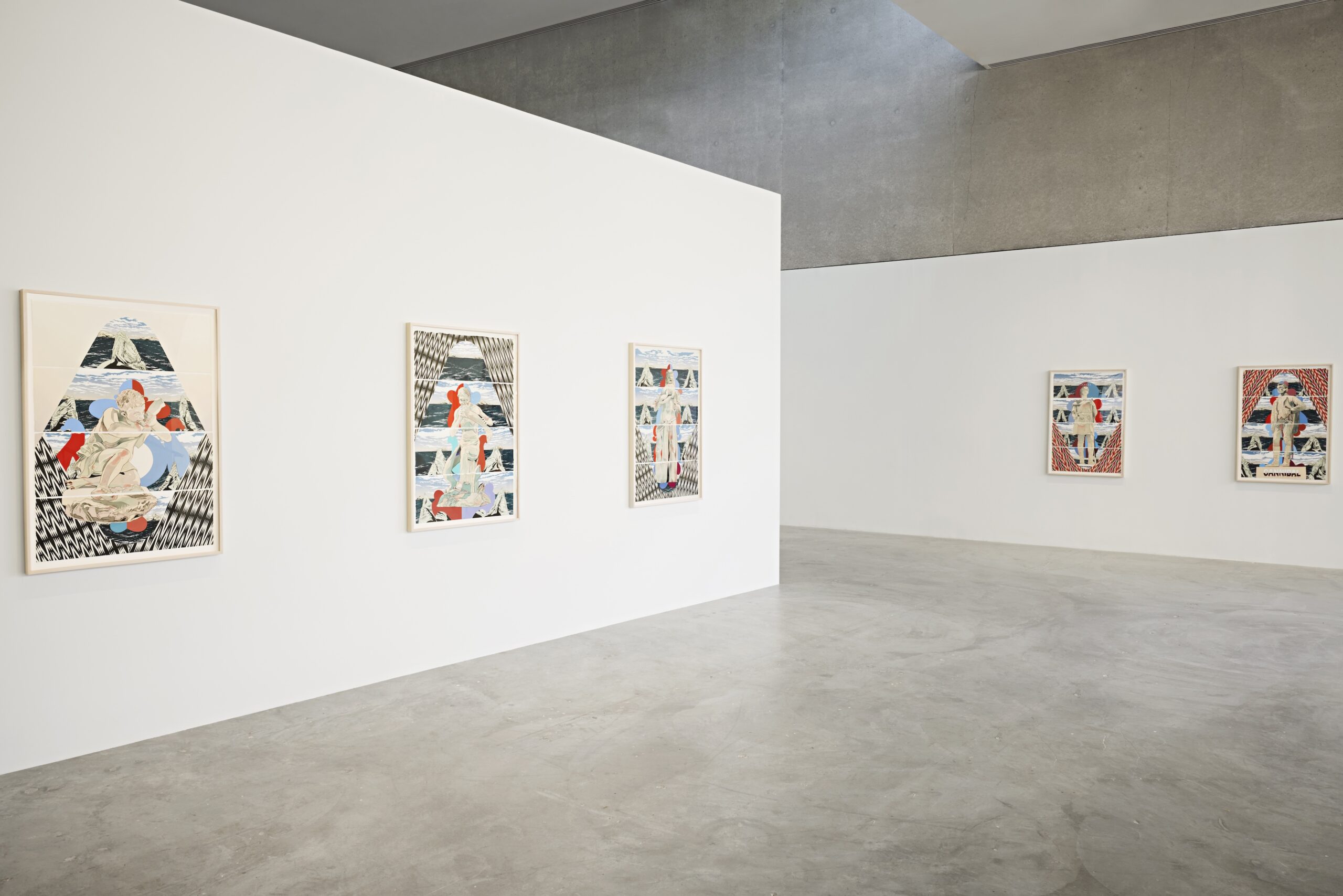 <p>Installation view<br /><em>Andrea Carlson: Endless Sunshine</em>, 2026<br /> Contemporary Art Museum St. Louis, MO</p>
