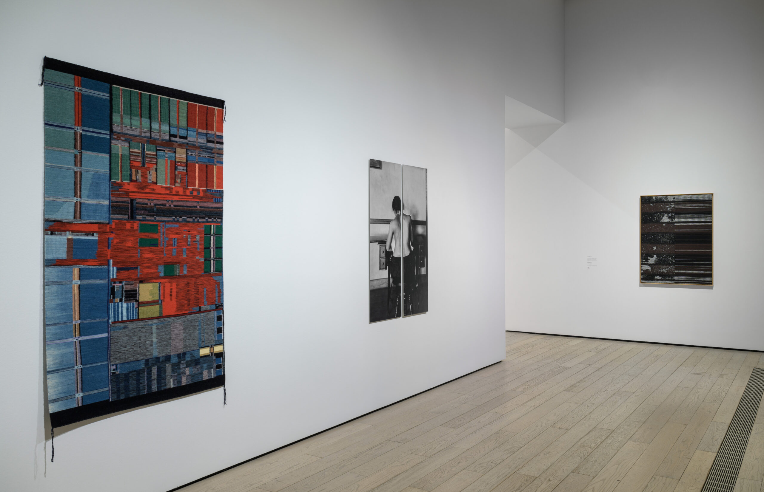 <p>Installation view<br /><em>Woven Histories: Textiles and Modern Abstraction</em>, 2023<br />Los Angeles County Museum of Art, Los Angeles, CA</p>
