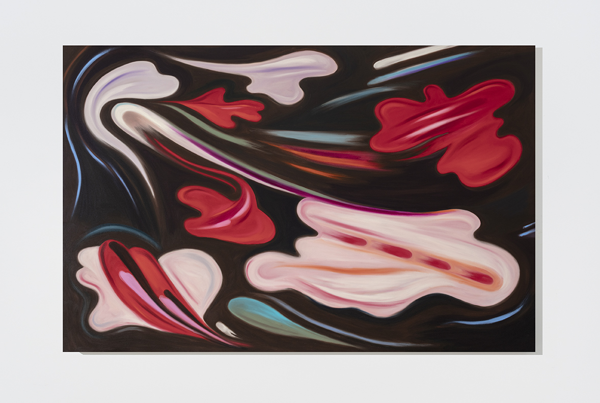 Hayal Pozanti<br><em>A Sudden Surprise of the Soul</em>, 2026<br>Oil stick on linen<br>60 x 80 x 2 inches / 152.4 x 203.2 x 5.1 cm