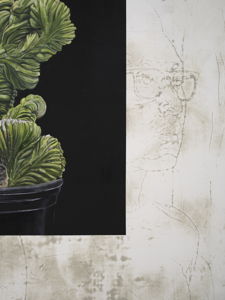 <p>Julian Hoeber<br /><em>Monstrose (The Beautiful Mutant),</em> 2026<br />Detail view</p>
