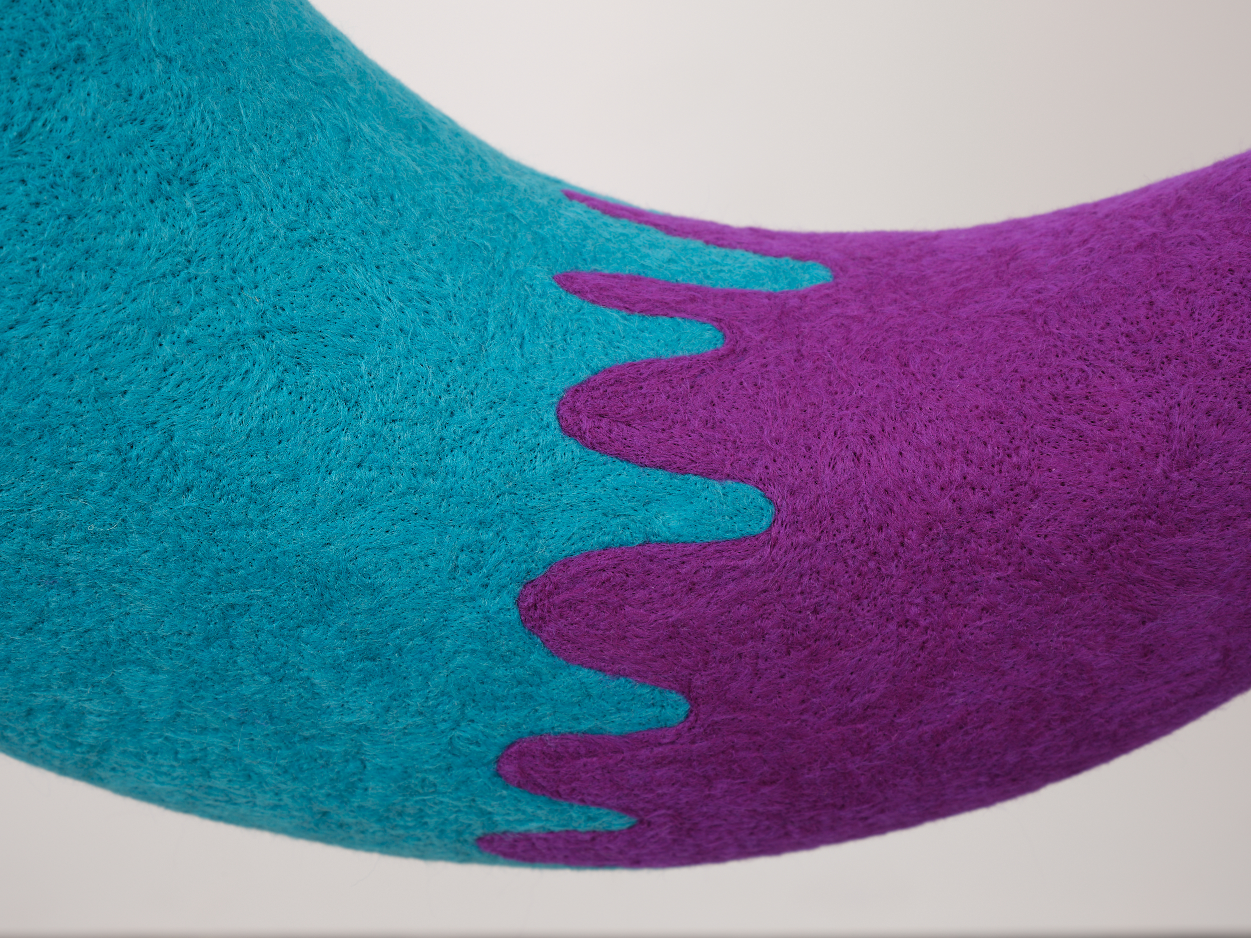 <p>Masako Miki<br /><em>Contemplating Crescent Moon</em>, 2026<br />Wool on XPS foam<br />33 x 27 x 11 inches / 83.8 x 68.6 x 27.9 cm<br />Detail view</p>
