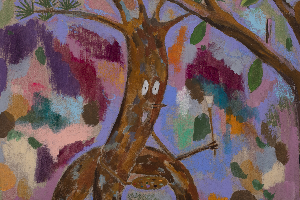 <p>Atsushi Kaga, <i>Painters Think Like Trees</i>, 2026 (detail)</p>
