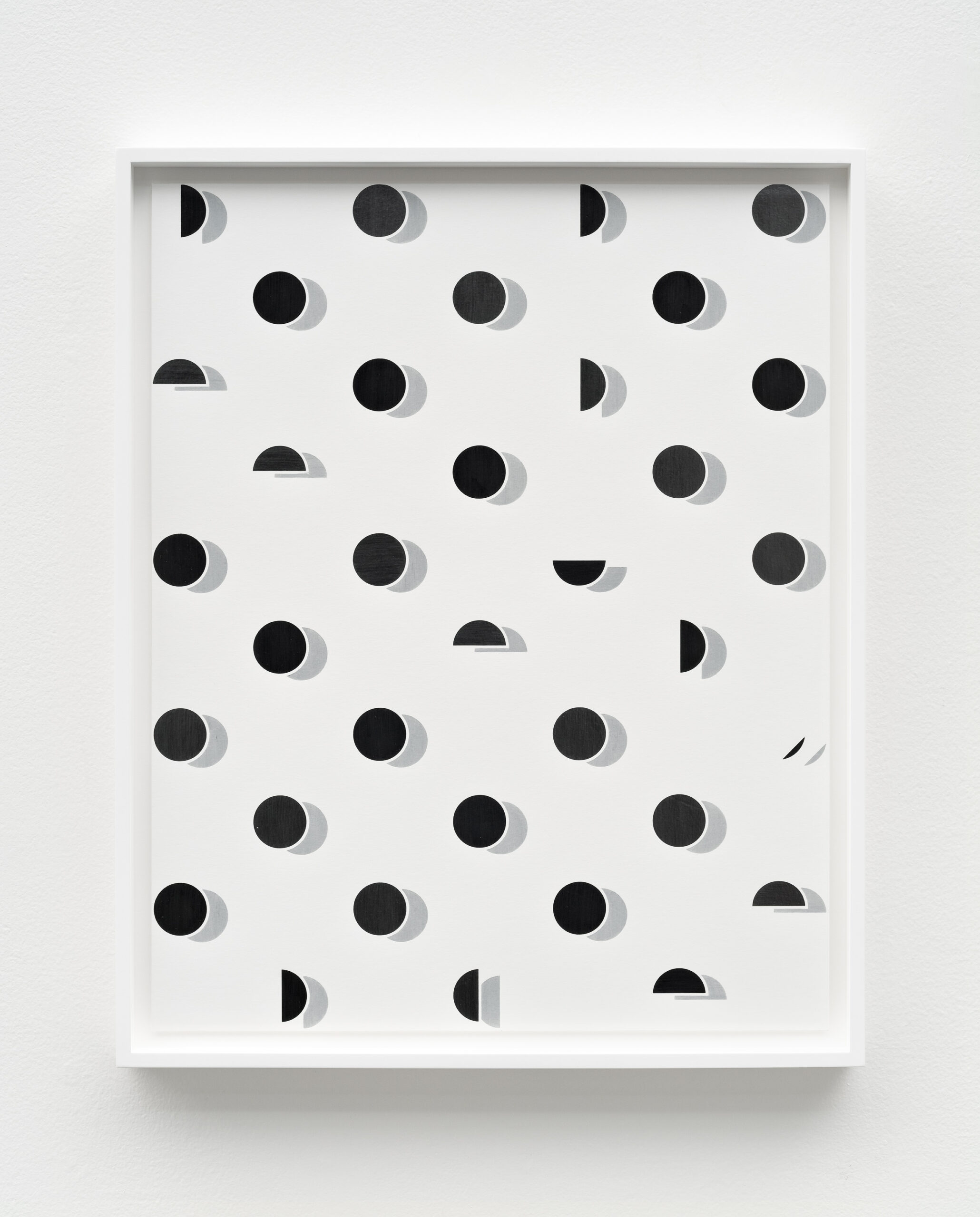 Sadie Barnette<br><em>DOTS 2</em>, 2026<br>Colored pencil on paper<br>21 5/8 x 17 5/8 x 1 1/2 inches / 54.8 x 44.6 x 3.8 cm