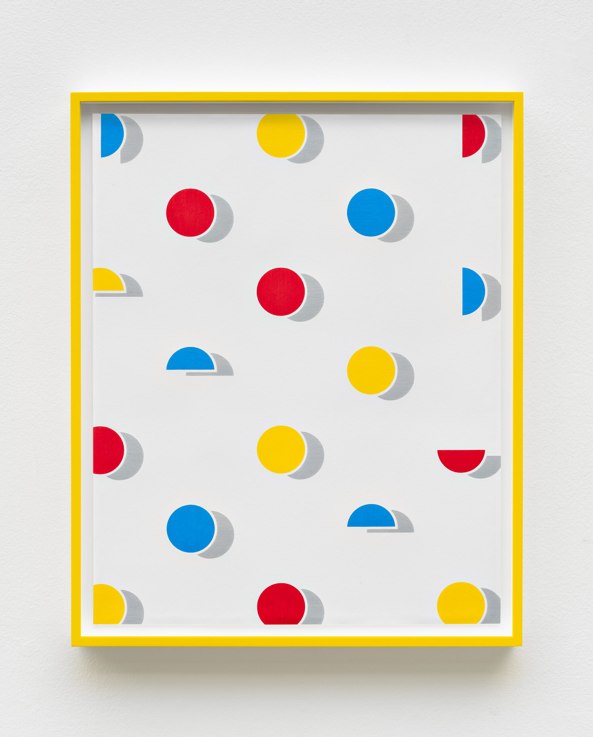 Sadie Barnette<br><em>DOTS 3</em>, 2026<br>Colored pencil on paper<br>21 5/8 x 17 5/8 x 1 1/2 inches / 54.8 x 44.6 x 3.8 cm