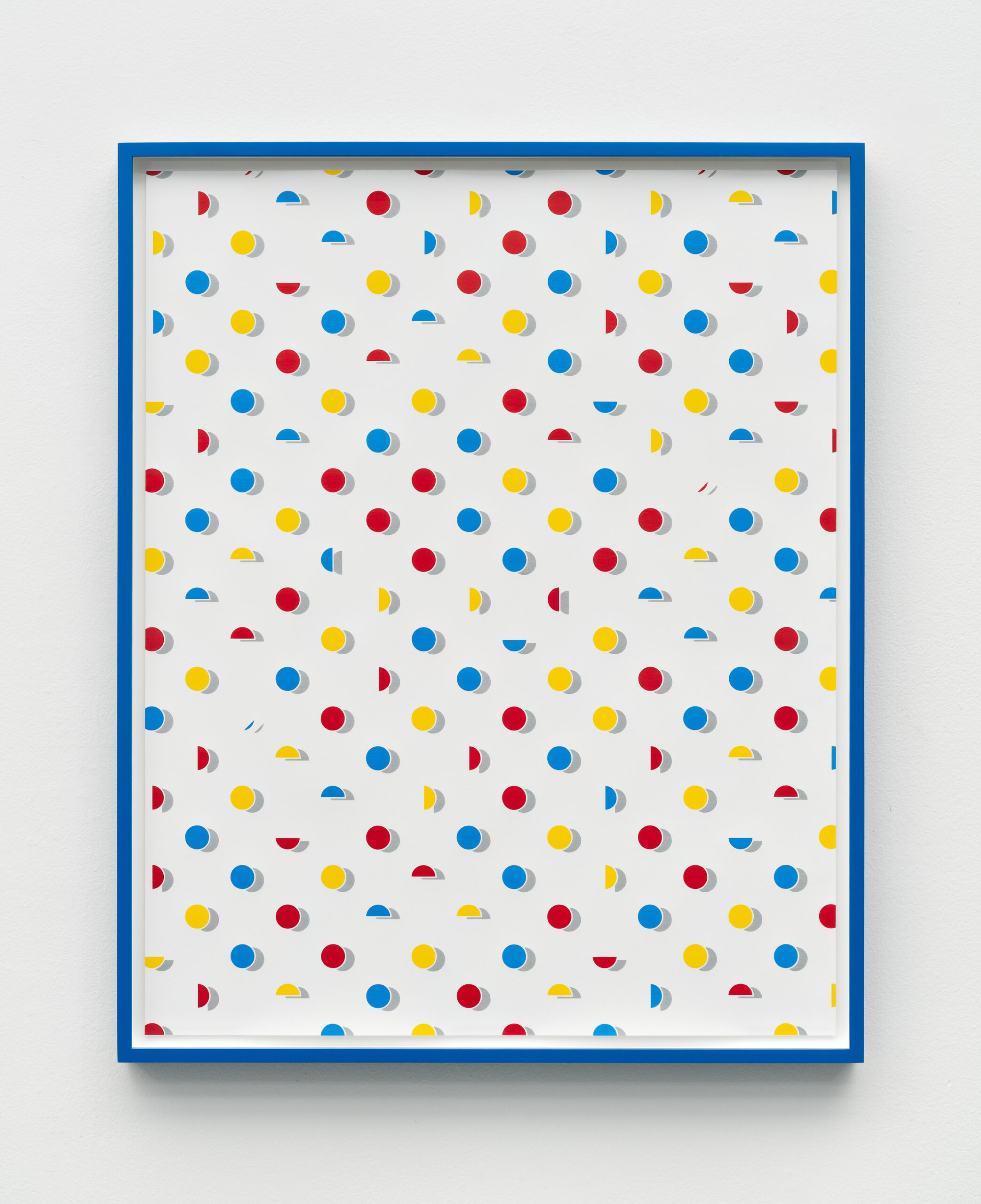 Sadie Barnette<br><em>DOTS 4</em>, 2026<br>Colored pencil on paper<br>31 3/4 x 25 3/4 x 1 1/2 inches / 80.6 x 65.4 x 3.8 cm