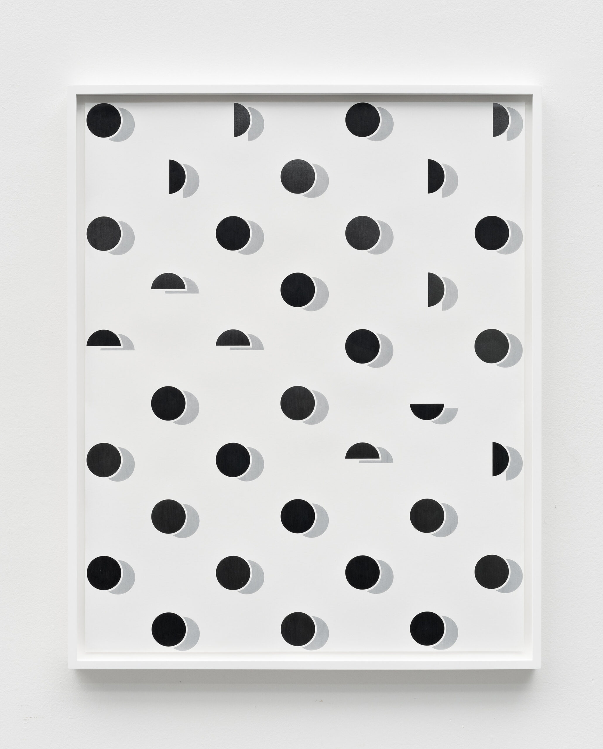 Sadie Barnette<br><em>DOTS 6</em>, 2026<br>Colored pencil on paper<br>31 3/4 x 25 3/4 x 1 1/2 inches / 80.6 x 65.4 x 3.8 cm