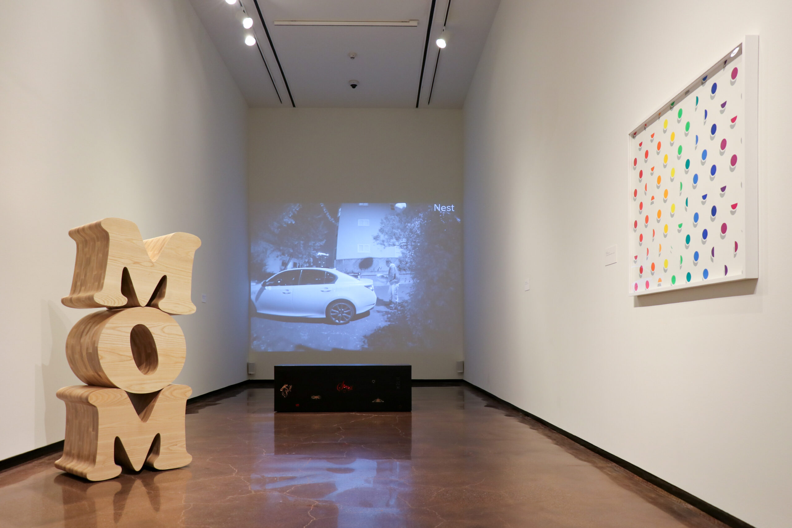 <p>Installation view<br /><em>Sadie Barnette</em><br />Joslyn Art Museum, Omaha, NE</p>
