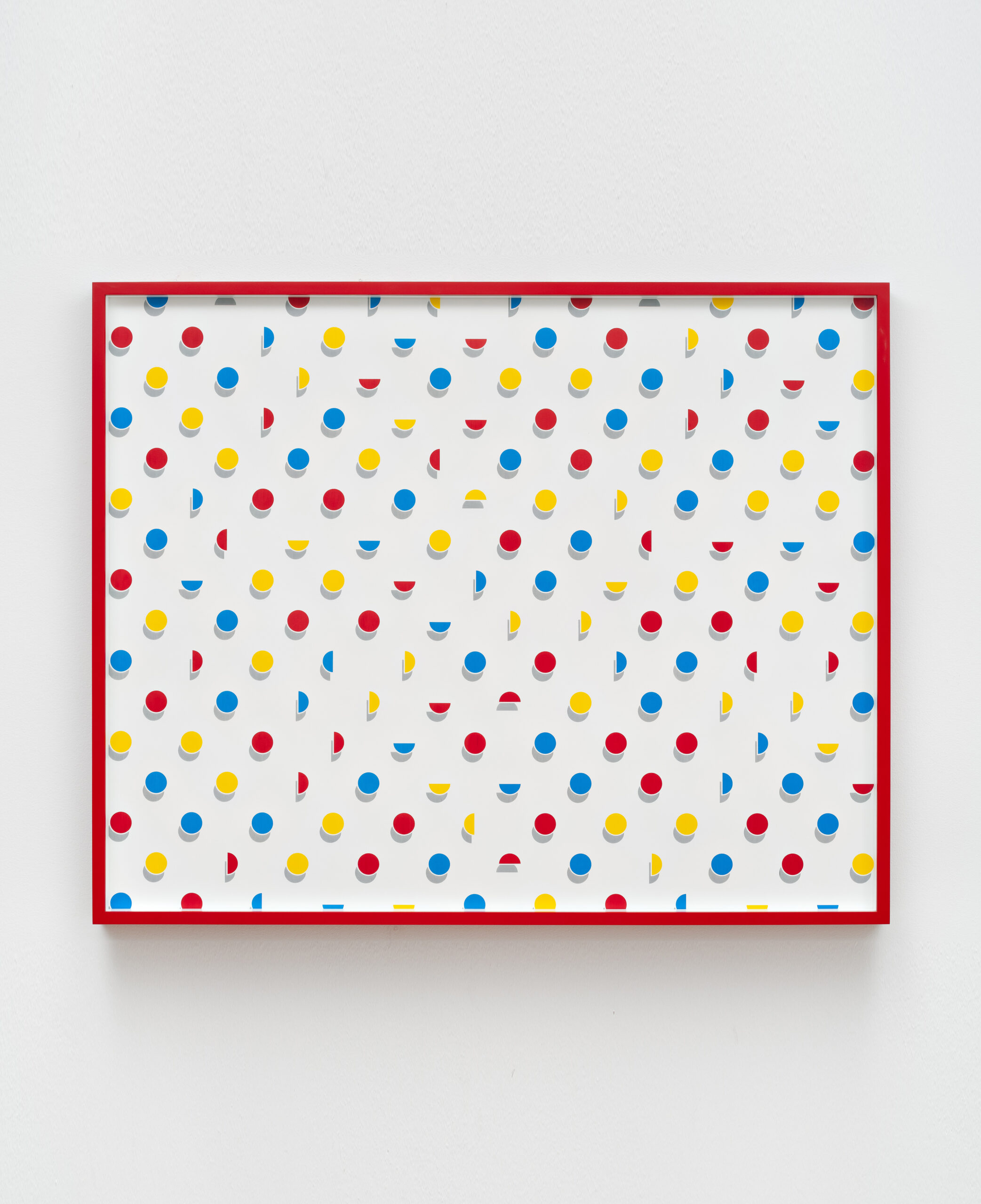 Sadie Barnette<br><em>DOTS 8</em>, 2026<br>Colored pencil on paper<br>37 1/4 x 46 1/4 x 2 inches / 94.6 x 117.5 x 5.1 cm
