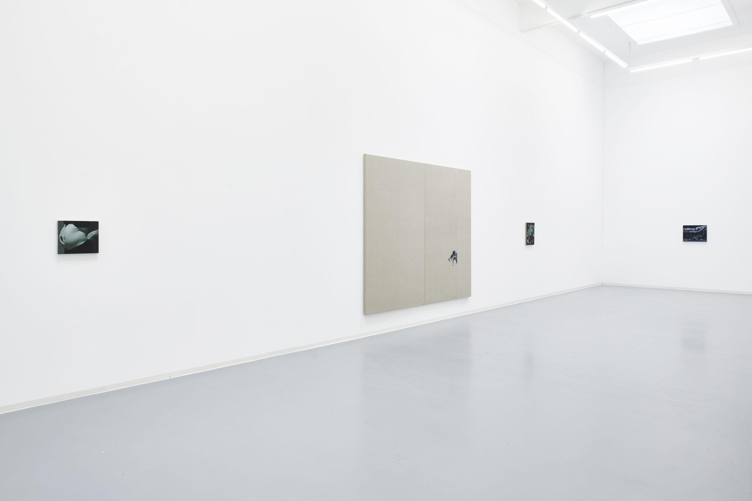 <p>Installation view, Oliver Osborne, <i>Bonnie</I>, 2018, Bonner Kunstverein </p>
