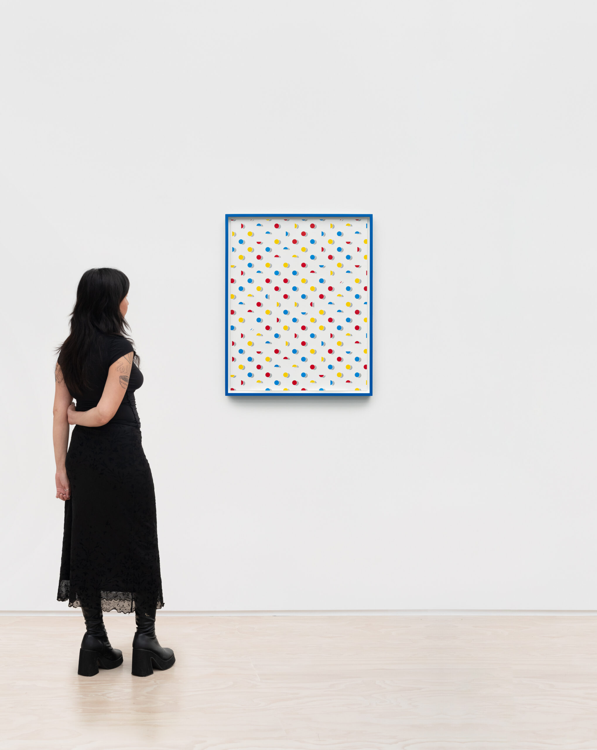<p>Sadie Barnette<br /><em>DOTS 4</em>, 2026<br />Scale view</p>
