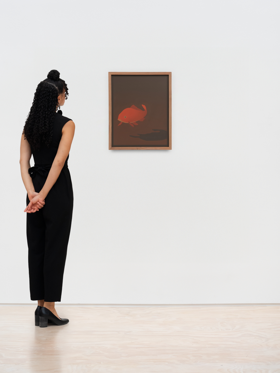 <p>Laeh Glenn<br /><em>Red Fish</em>, 2026<br />Scale view</p>
