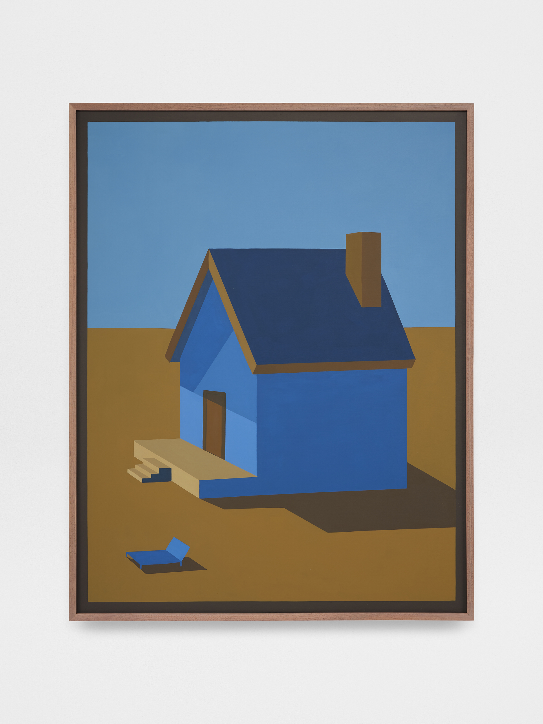 <p>Laeh Glenn<br /><i>Blue House</i>, 2025<br />
Oil on canvas<br />
55 1/4 x 43 1/4 inches / 140.3 x 109.9 cm</p>
