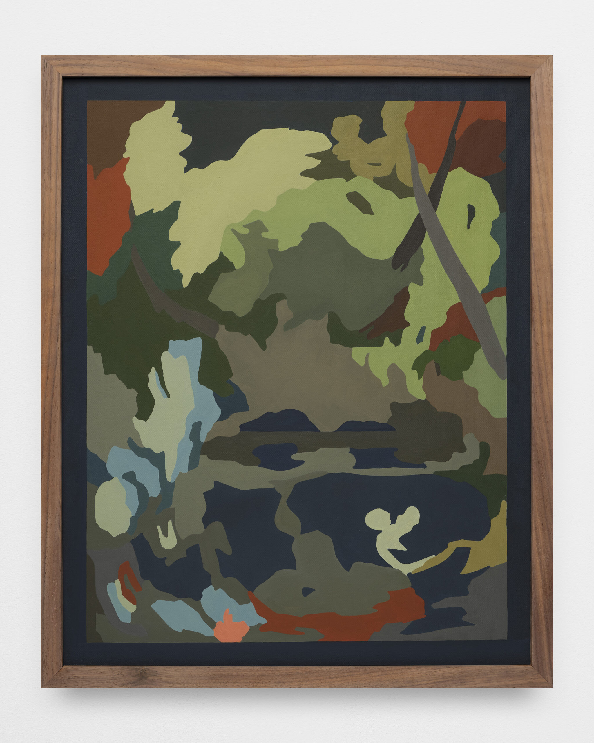 <p>Laeh Glenn<br /><i>Synthetism</i>, 2022<br />
Oil on canvas with wood frame<br />
21 1/4 x 17 1/4 inches / 54 x 43.8 cm</p>
