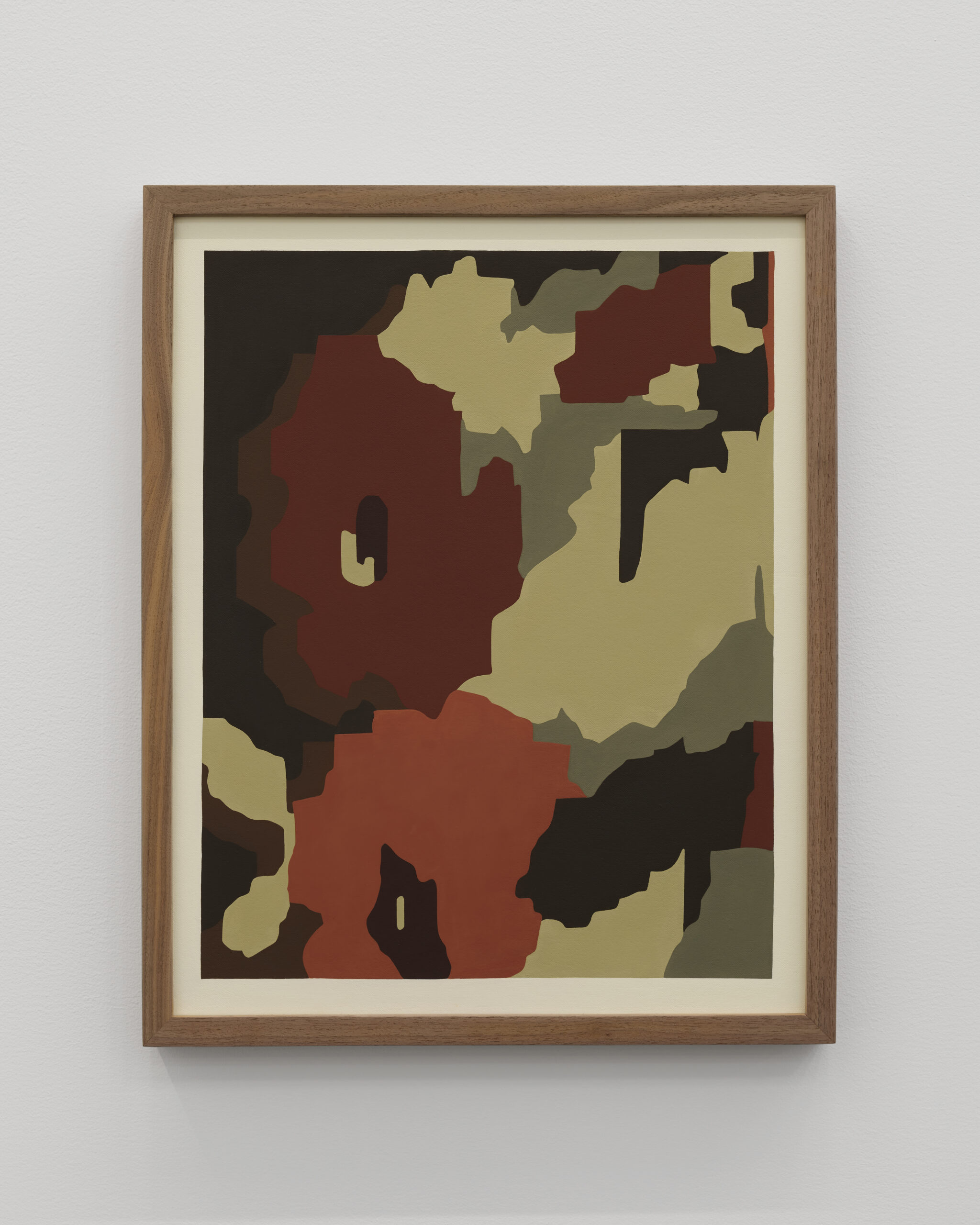 <p>Laeh Glenn<br /><i>Code</i>, 2021<br />
Oil on canvas with wood frame<br />
21 1/4 x 17 1/4 inches / 54 x 43.8 cm</p>
